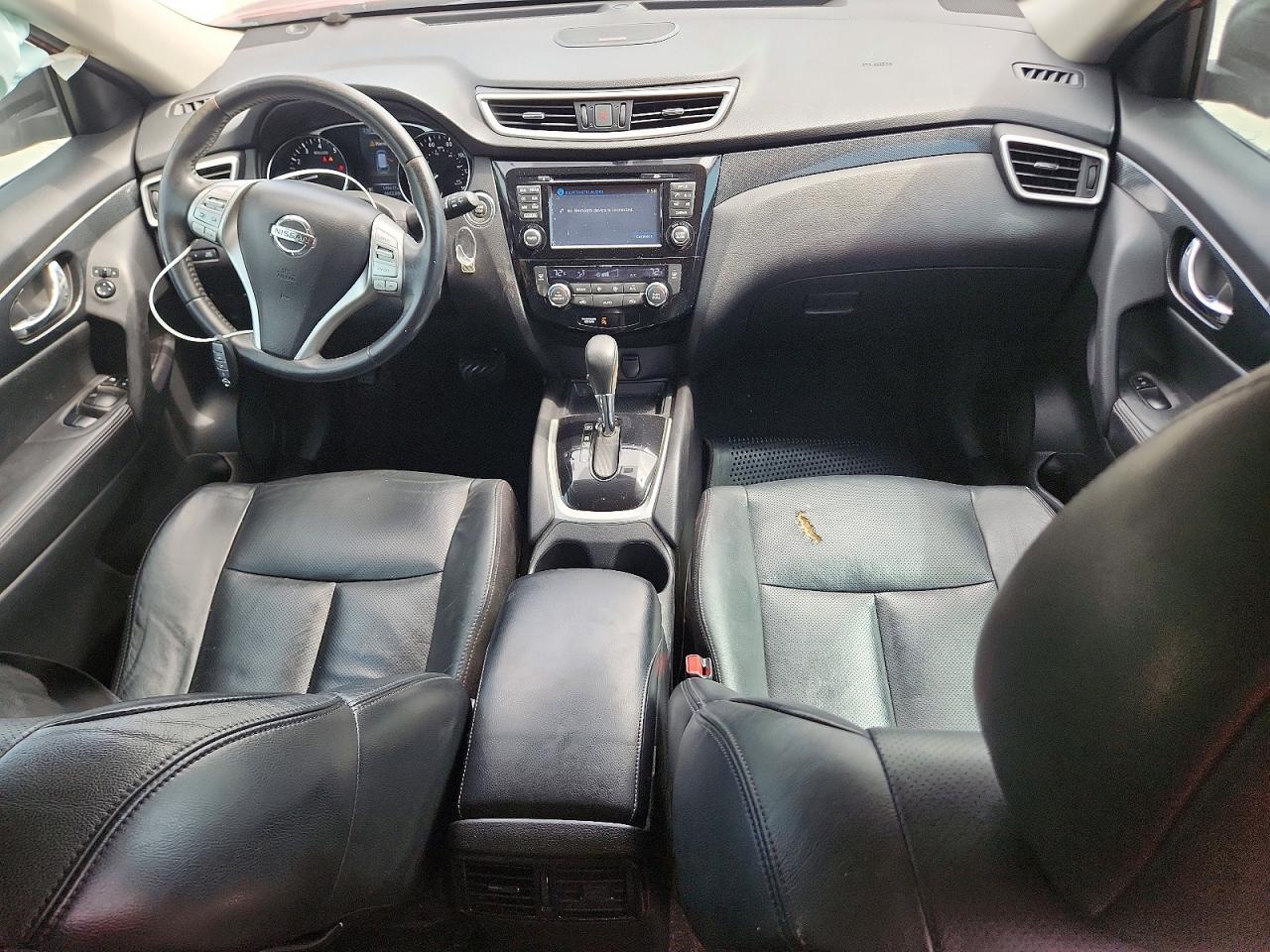 2015 Nissan Rogue Sl Red vin: 5N1AT2MT3FC853667