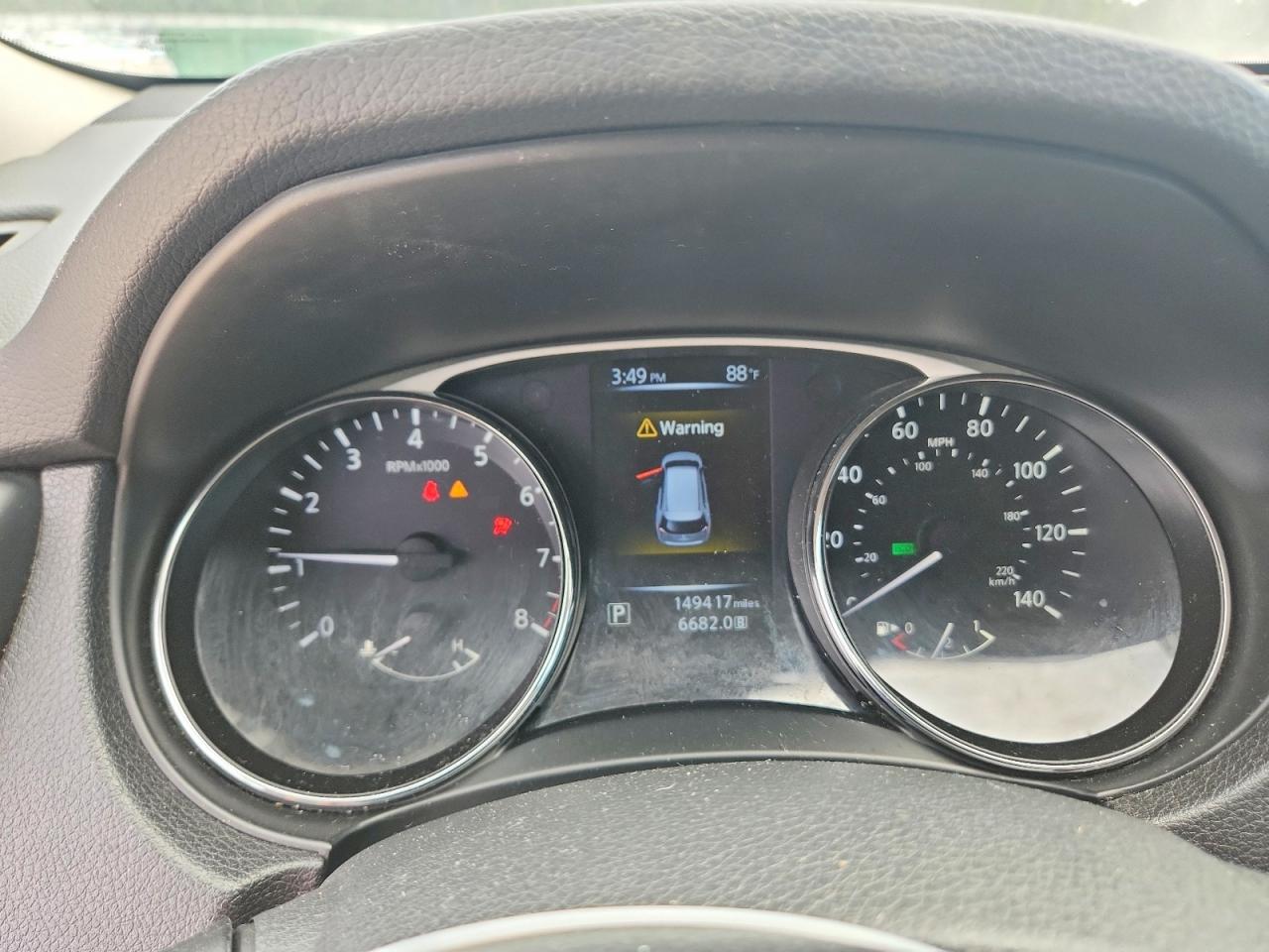 2015 Nissan Rogue Sl Red vin: 5N1AT2MT3FC853667
