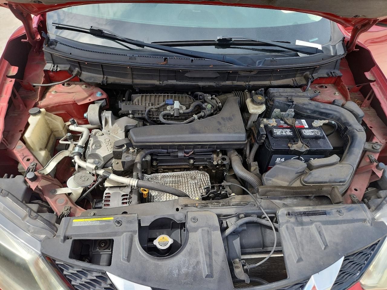 2015 Nissan Rogue Sl Red vin: 5N1AT2MT3FC853667