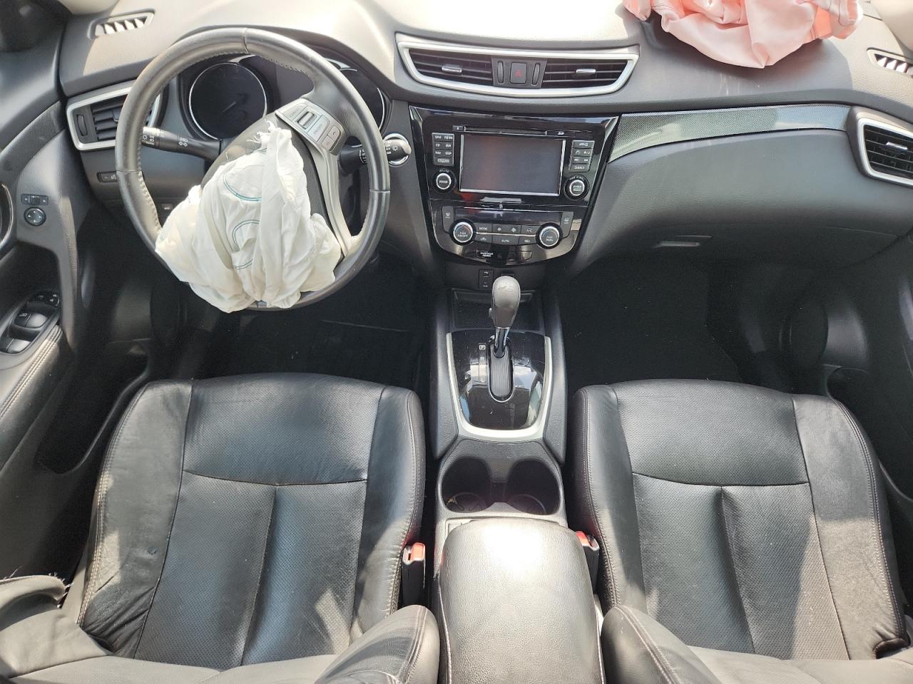 2015 Nissan Rogue Sl Silver vin: 5N1AT2MT3FC868234