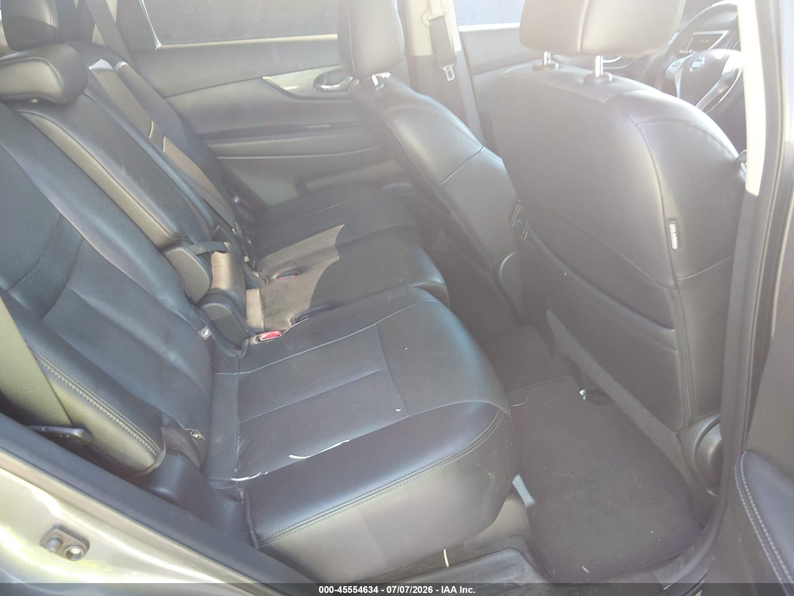 2015 Nissan Rogue Sl Серый vin: 5N1AT2MT3FC876527
