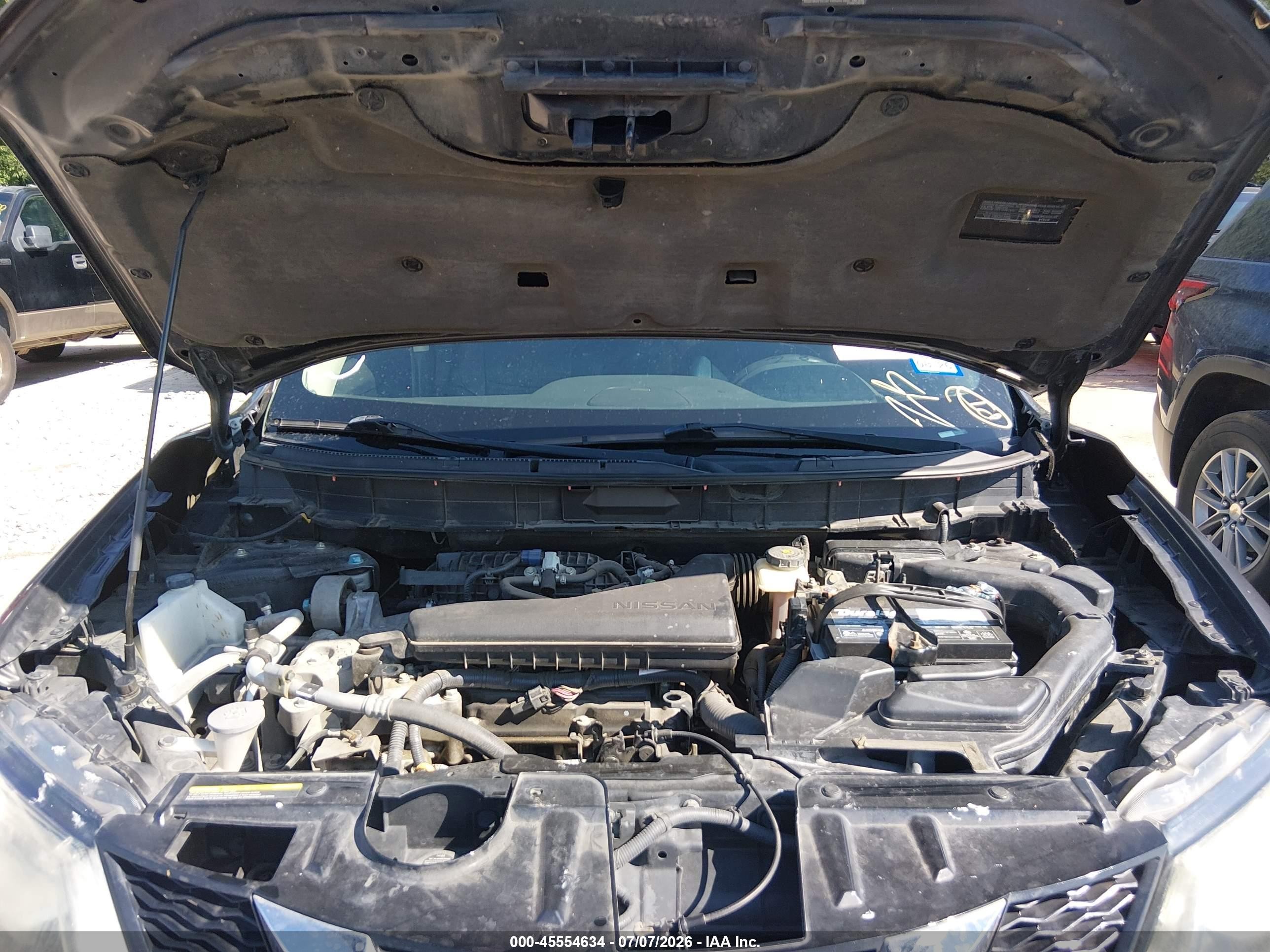 2015 Nissan Rogue Sl Серый vin: 5N1AT2MT3FC876527