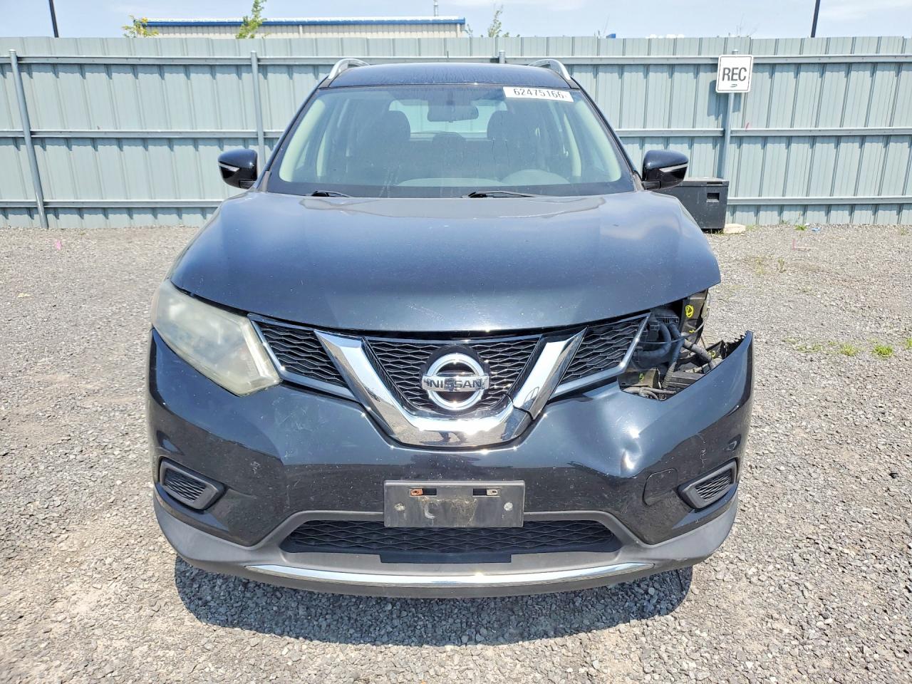 2015 Nissan Rogue S Black vin: 5N1AT2MT3FC888984