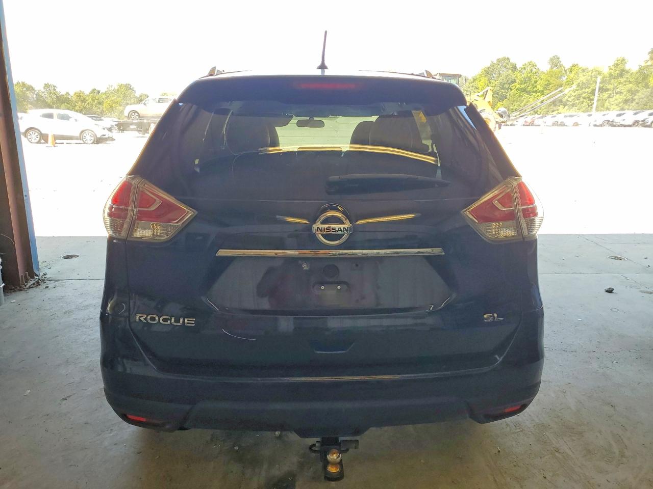 2015 Nissan Rogue Sl Black vin: 5N1AT2MT3FC894350