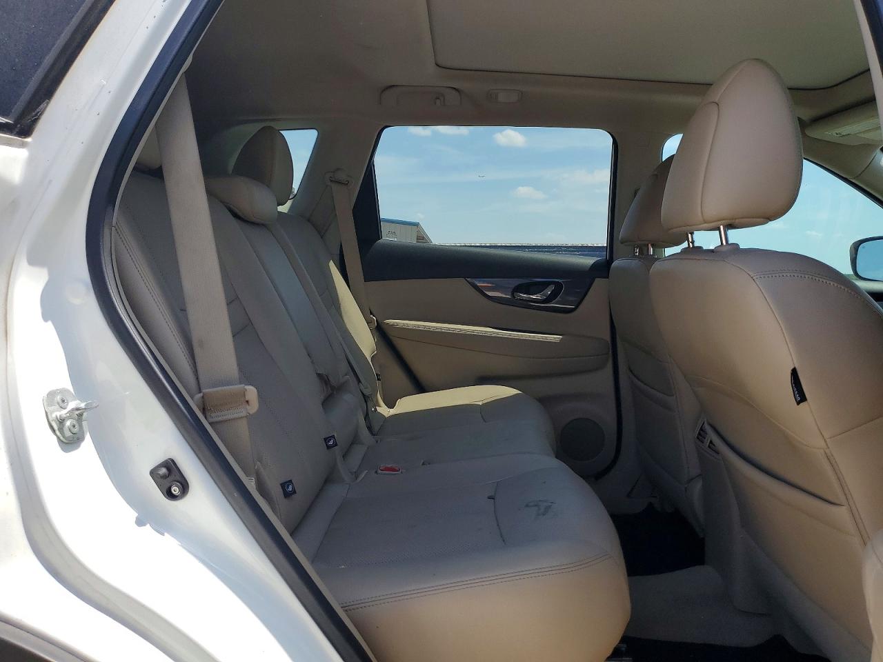 2015 Nissan Rogue Sl White vin: 5N1AT2MT3FC913592