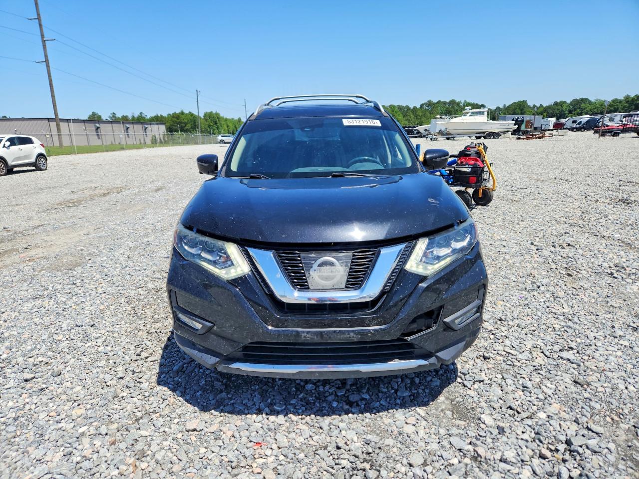2017 Nissan Rogue S Черный vin: 5N1AT2MT3HC792646