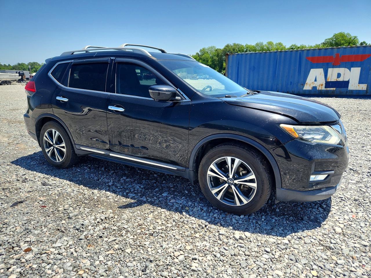 2017 Nissan Rogue S Черный vin: 5N1AT2MT3HC792646