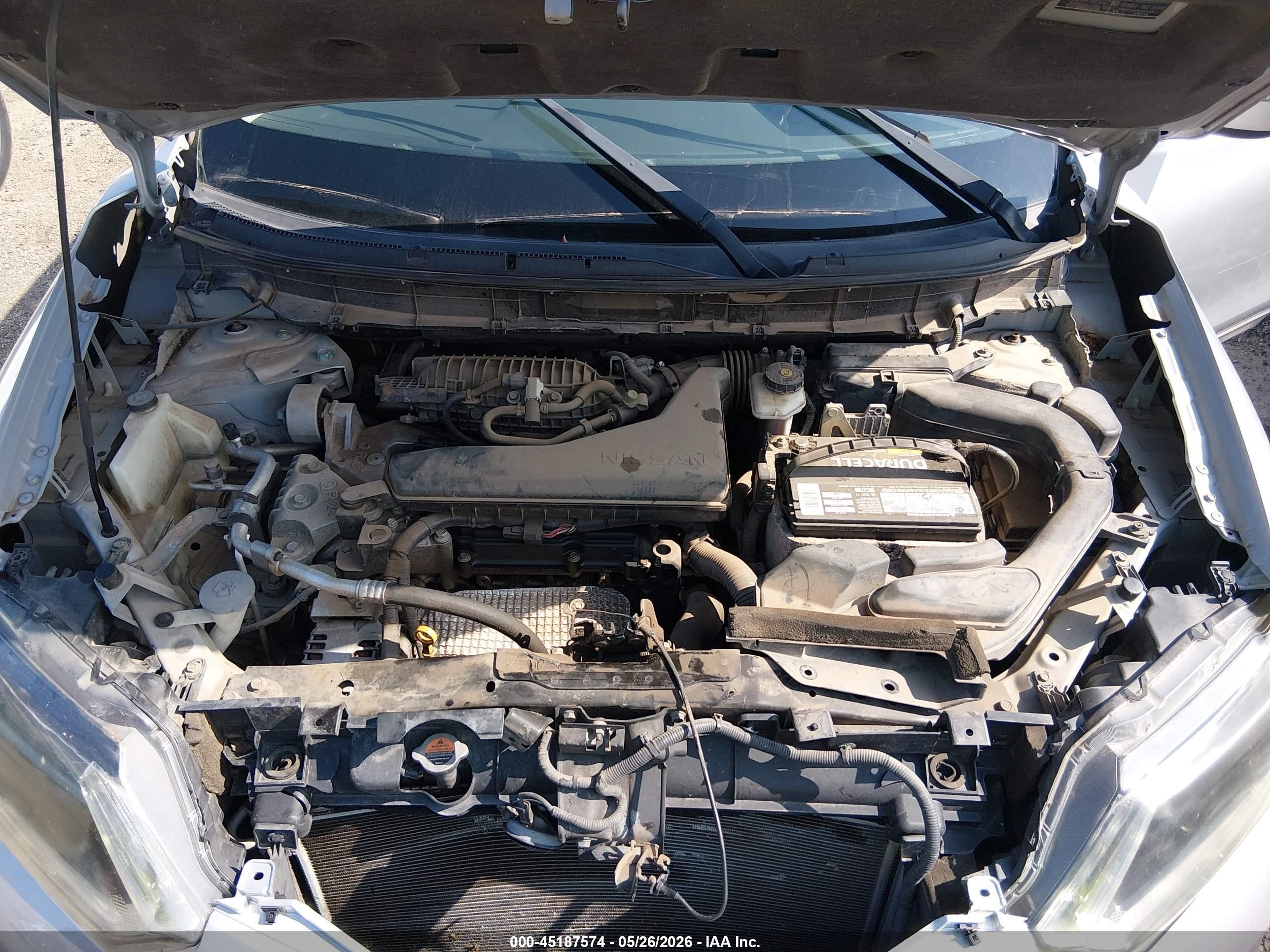 2014 Nissan Rogue S Silver vin: 5N1AT2MT4EC764415