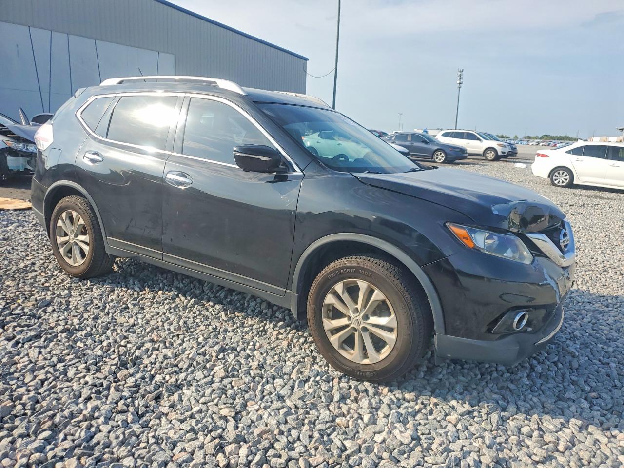 2014 Nissan Rogue Sv Black vin: 5N1AT2MT4EC777746