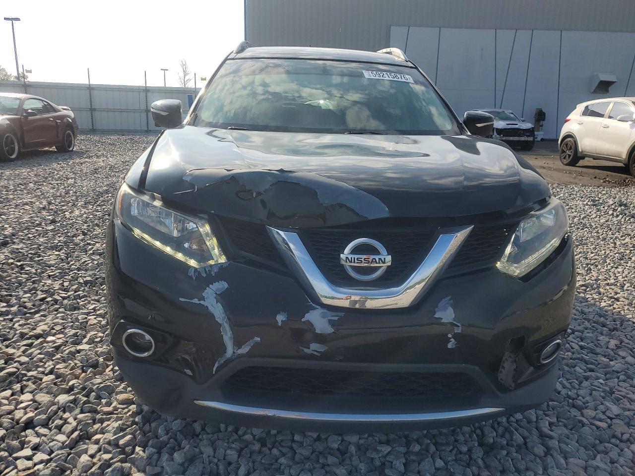 2014 Nissan Rogue Sv Black vin: 5N1AT2MT4EC777746