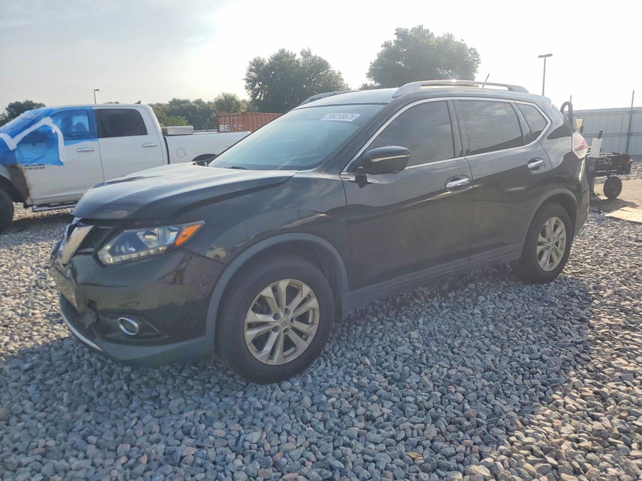 2014 Nissan Rogue Sv Black vin: 5N1AT2MT4EC777746