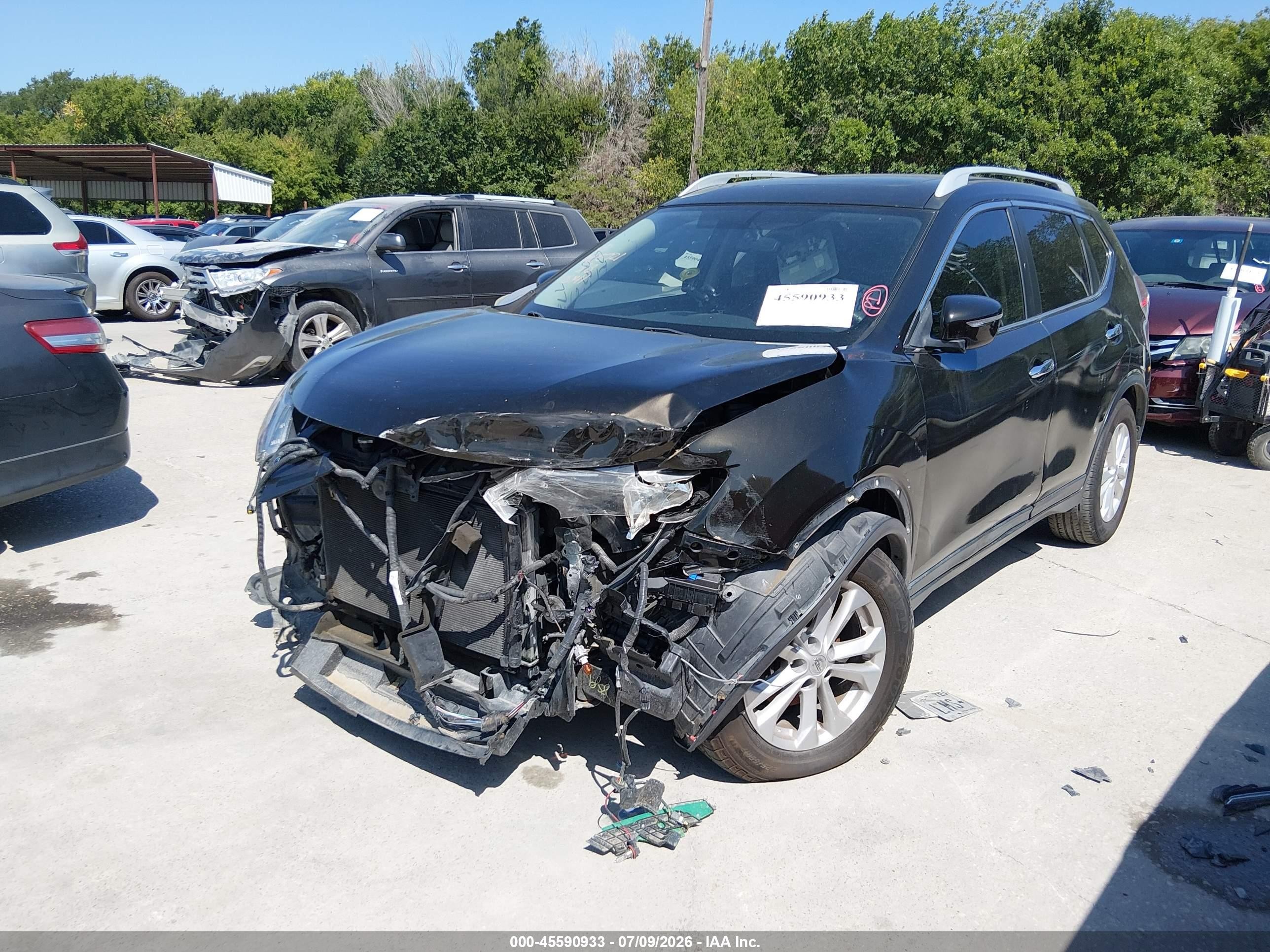 2014 Nissan Rogue S/sl/sv Turquoise vin: 5N1AT2MT4EC778041