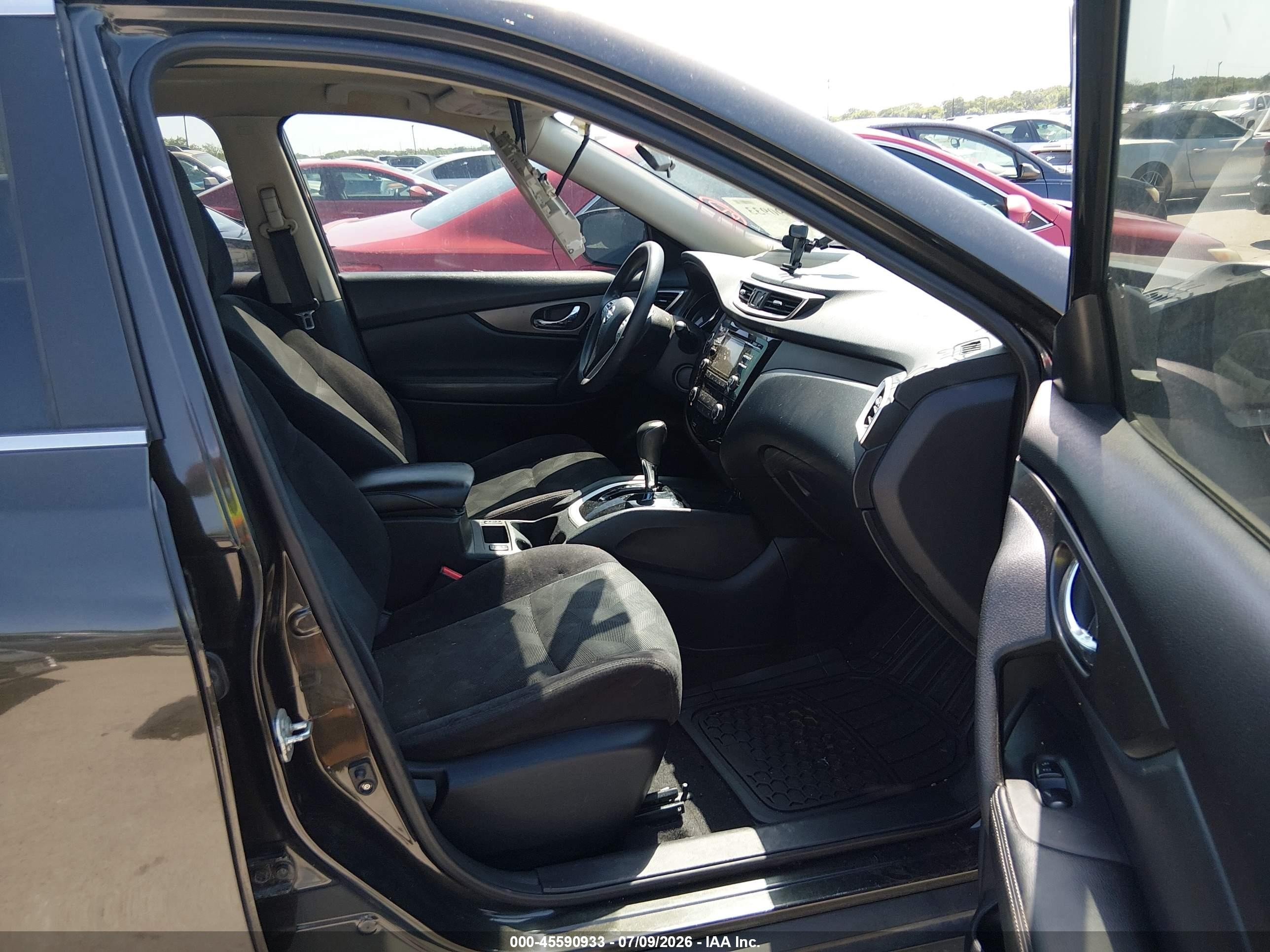 2014 Nissan Rogue S/sl/sv Turquoise vin: 5N1AT2MT4EC778041