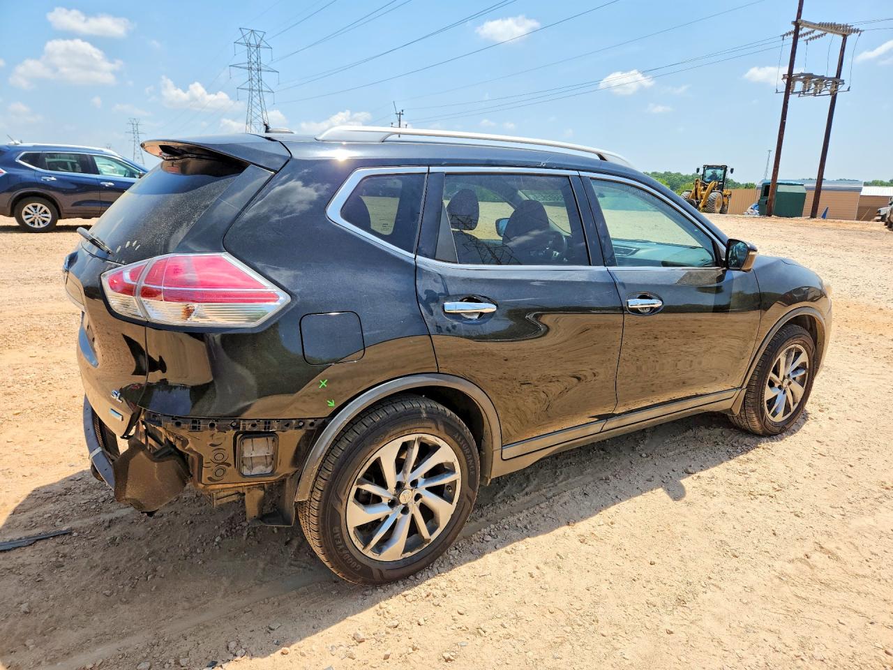 2014 Nissan Rogue Sl Black vin: 5N1AT2MT4EC781280