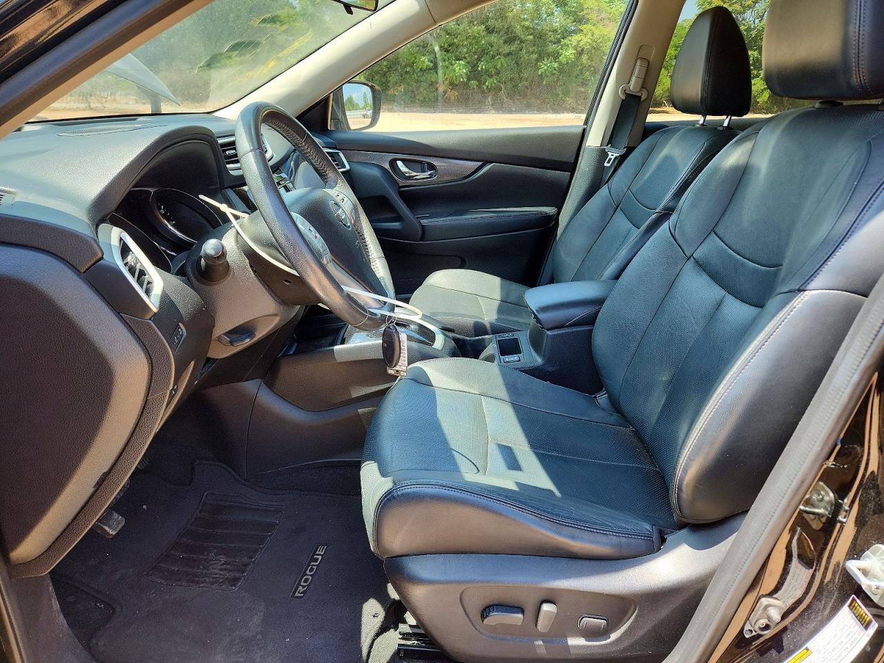 2014 Nissan Rogue Sl Black vin: 5N1AT2MT4EC781280