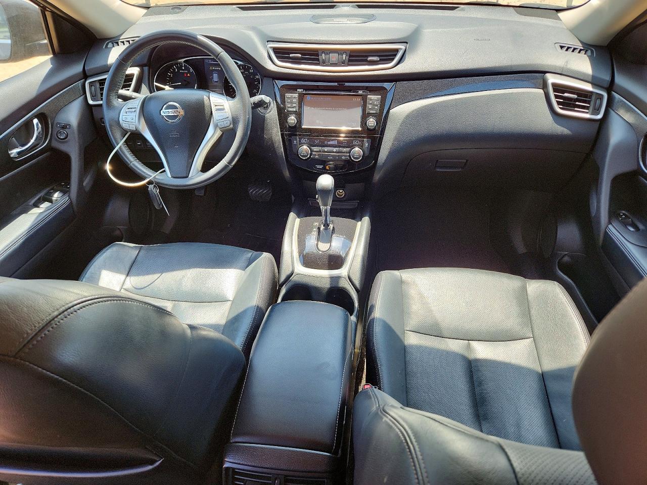 2014 Nissan Rogue Sl Black vin: 5N1AT2MT4EC781280
