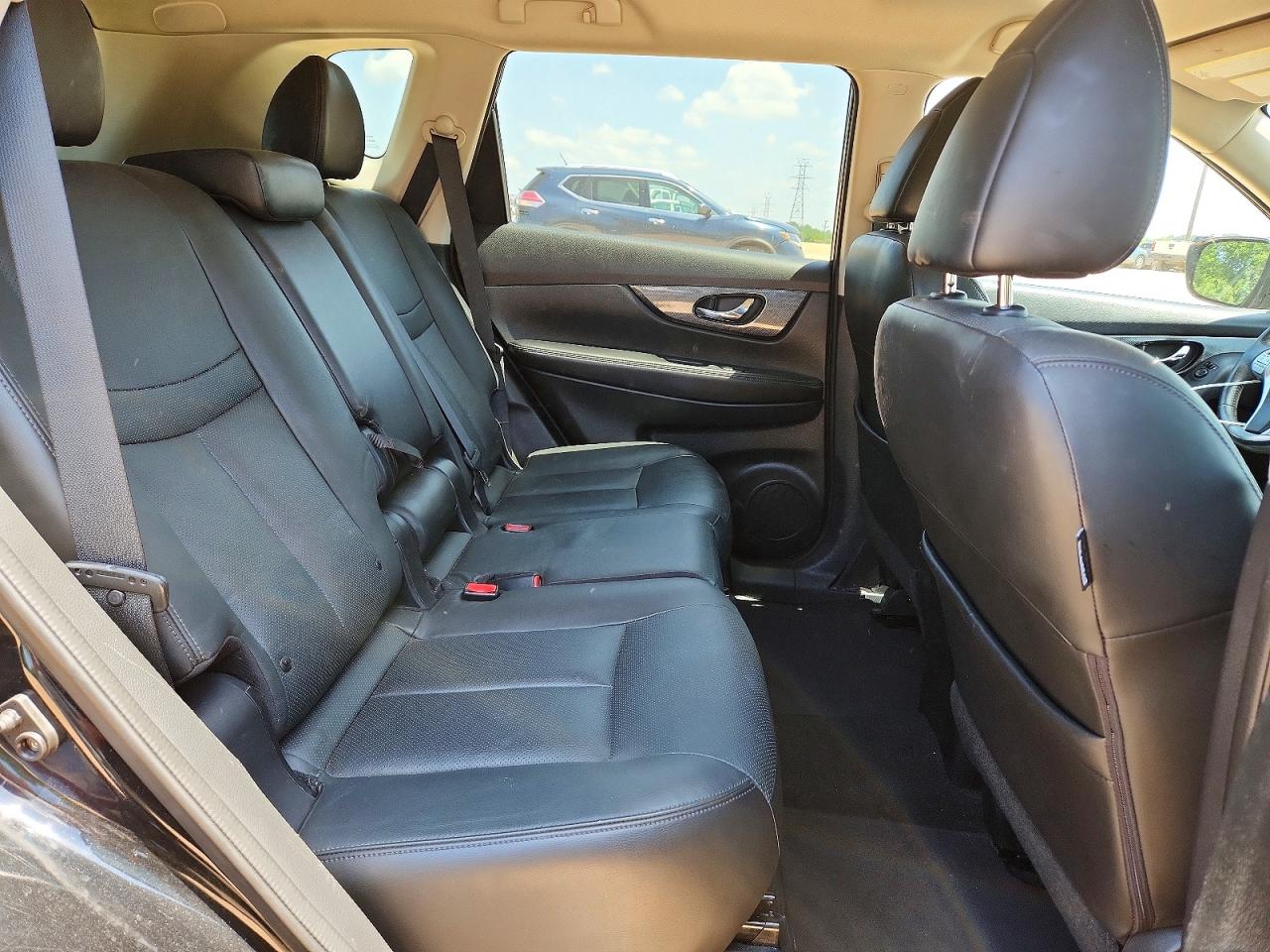 2014 Nissan Rogue Sl Black vin: 5N1AT2MT4EC781280