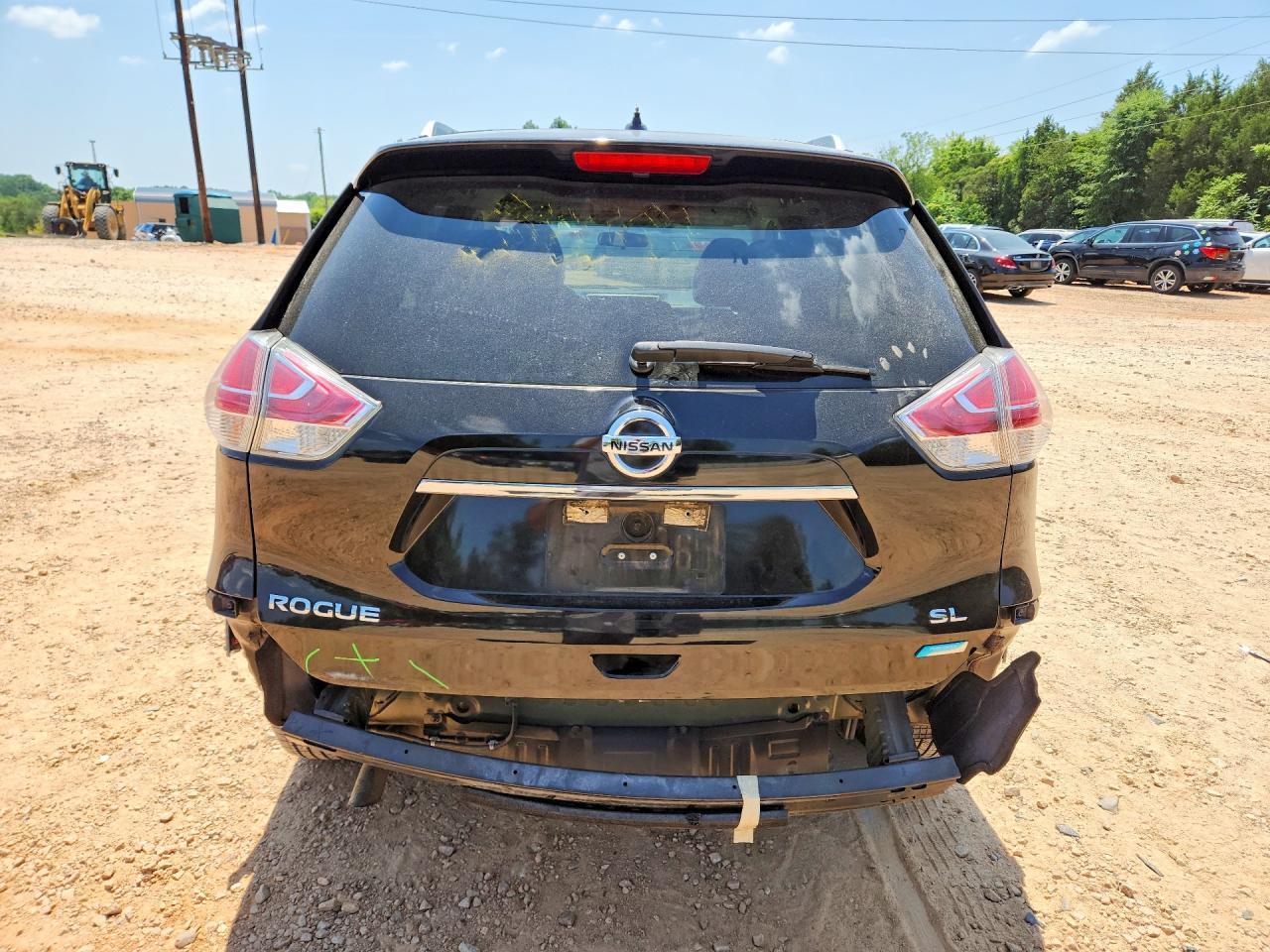 2014 Nissan Rogue Sl Black vin: 5N1AT2MT4EC781280