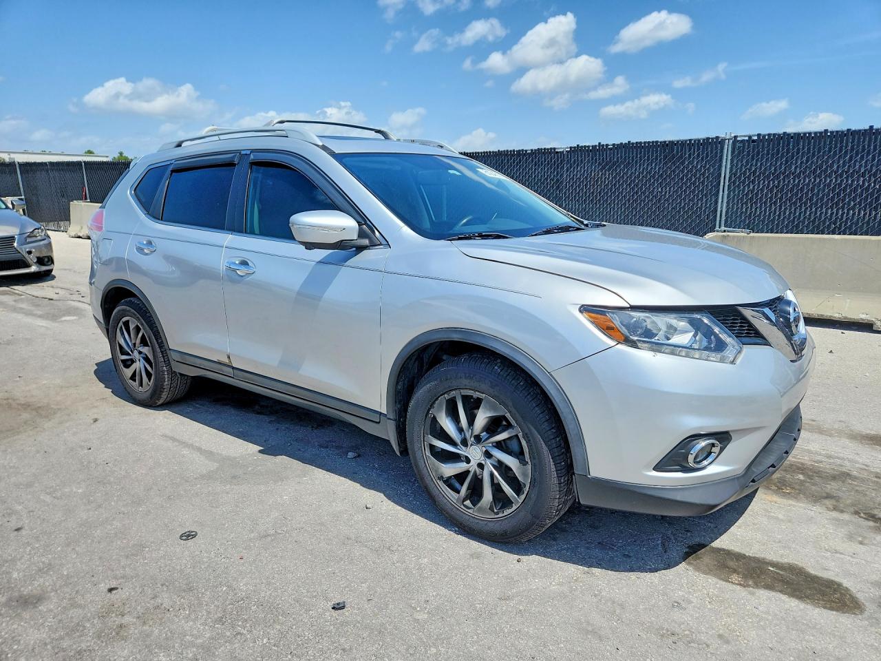 2014 Nissan Rogue Sl Silver vin: 5N1AT2MT4EC792876