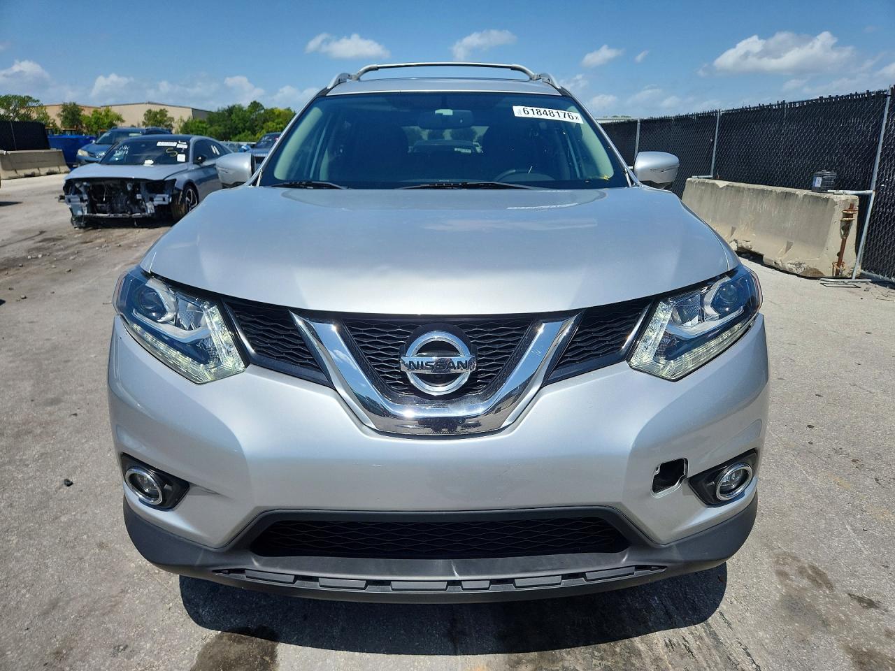 2014 Nissan Rogue Sl Silver vin: 5N1AT2MT4EC792876