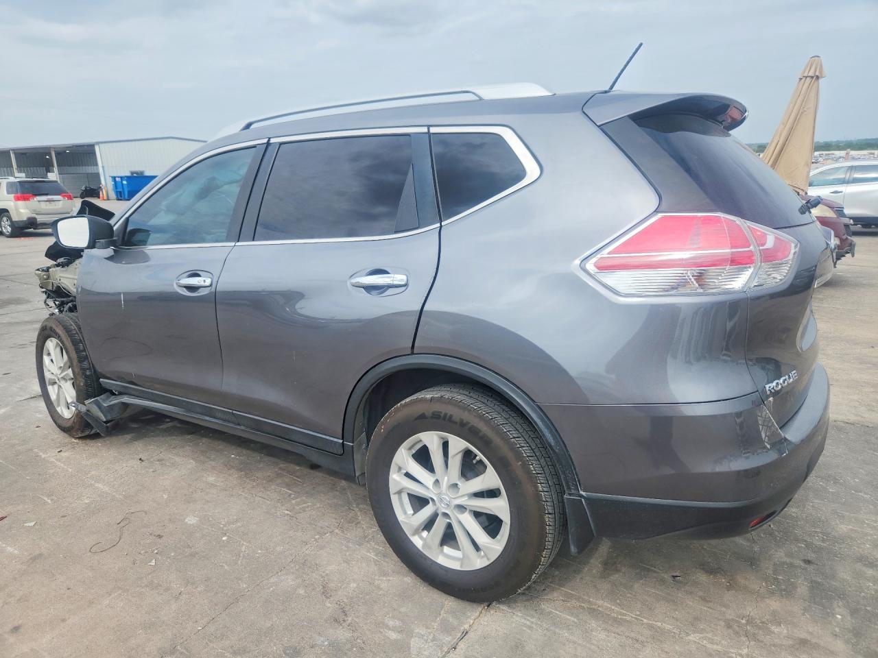 2014 Nissan Rogue Sv Gray vin: 5N1AT2MT4EC806890