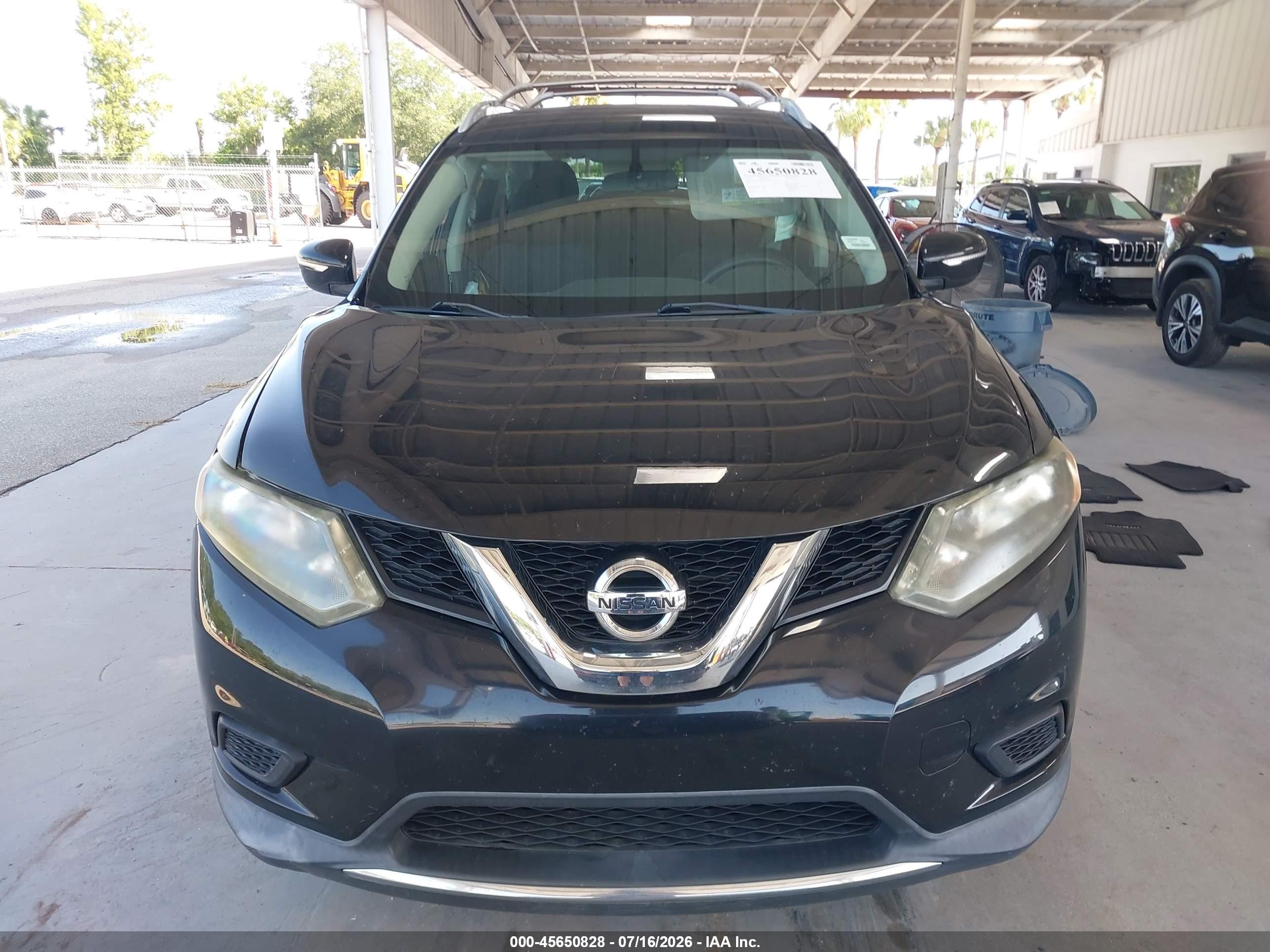 2014 Nissan Rogue Sv Black vin: 5N1AT2MT4EC812950
