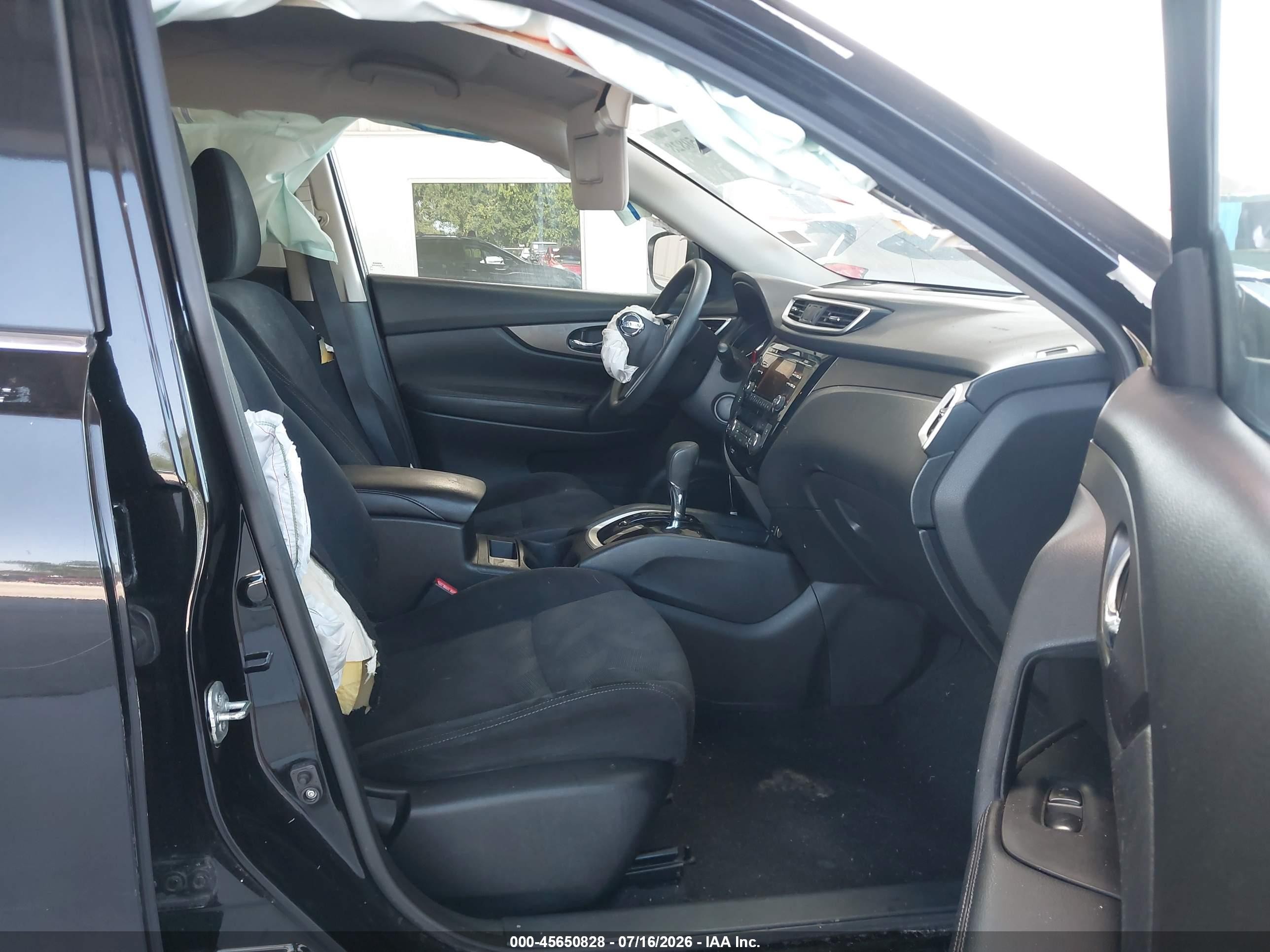2014 Nissan Rogue Sv Black vin: 5N1AT2MT4EC812950