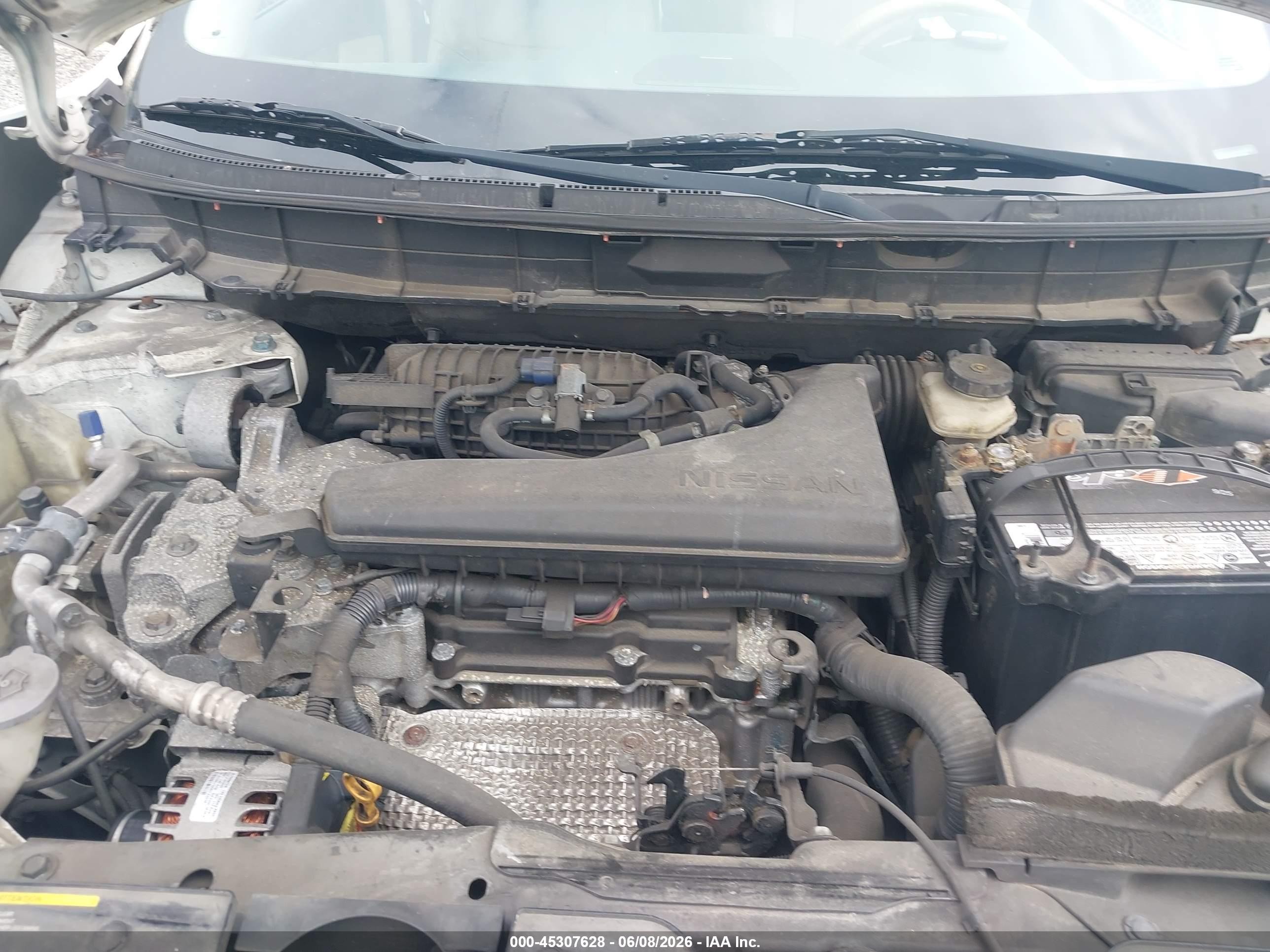 2014 Nissan Rogue Sl Белый vin: 5N1AT2MT4EC827903