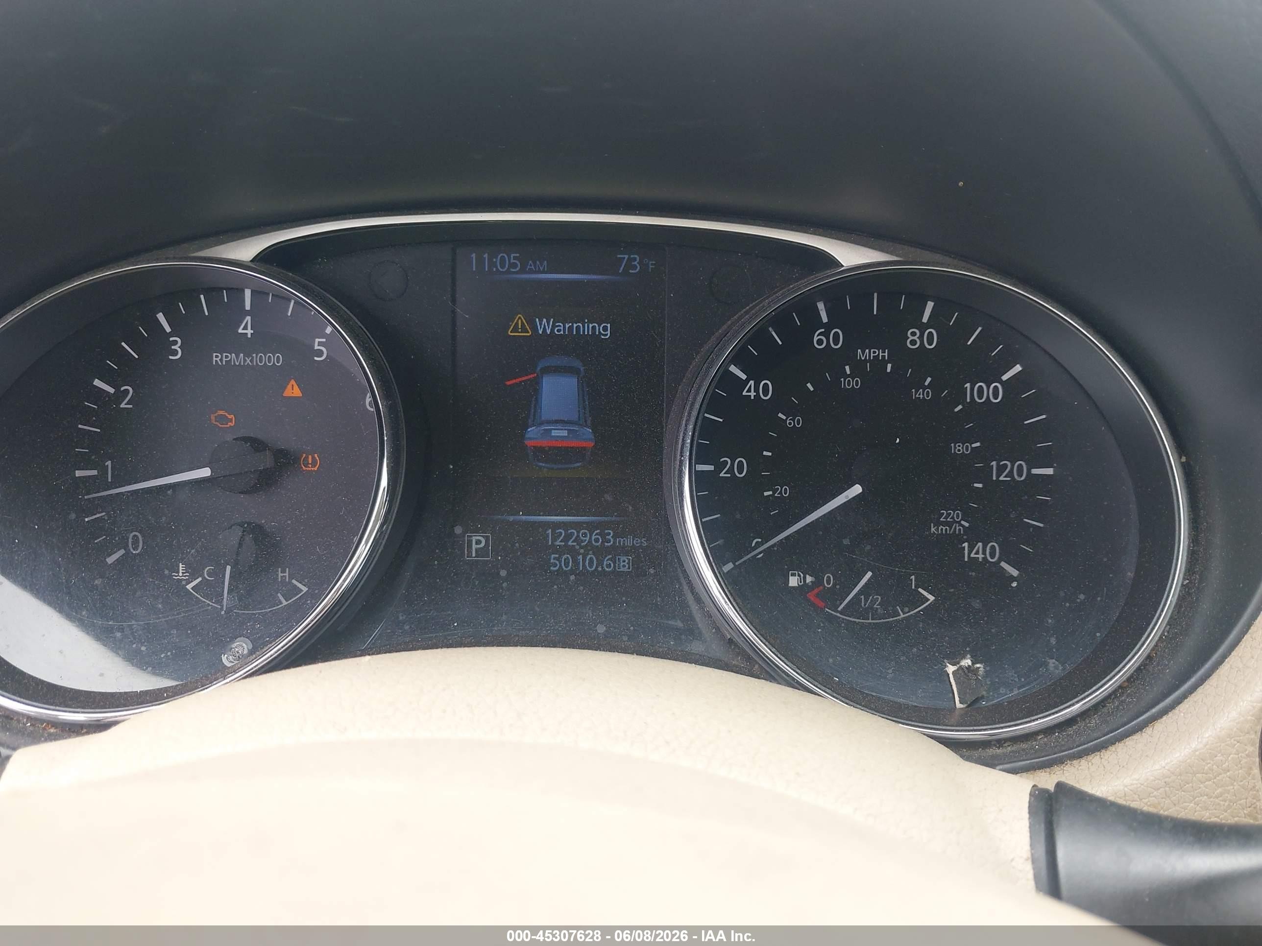 2014 Nissan Rogue Sl Белый vin: 5N1AT2MT4EC827903