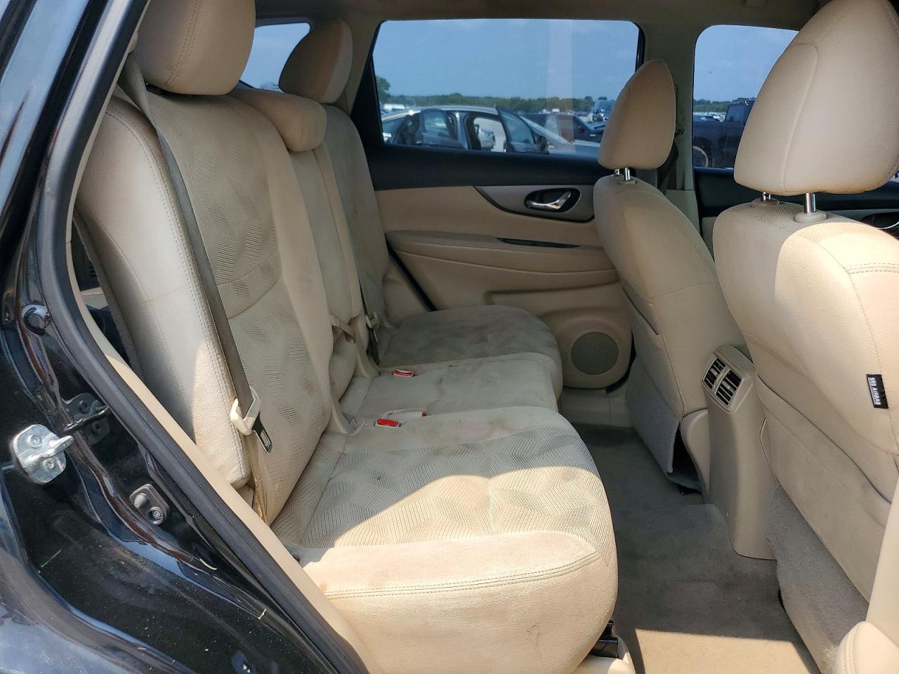 2014 Nissan Rogue S Black vin: 5N1AT2MT4EC849593