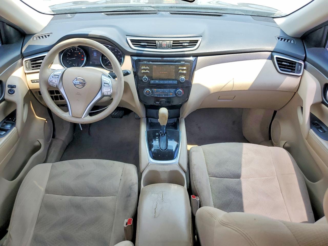 2014 Nissan Rogue S Black vin: 5N1AT2MT4EC849593