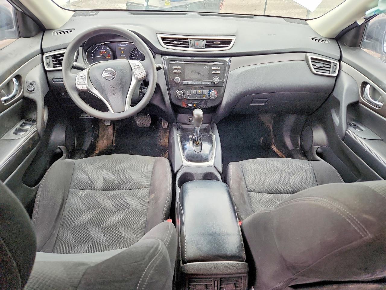 2014 Nissan Rogue S Silver vin: 5N1AT2MT4EC857581