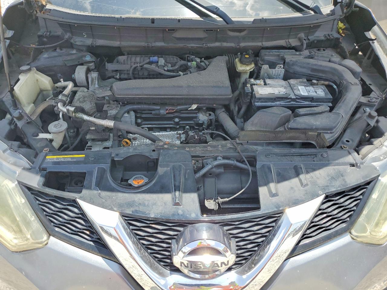2015 Nissan Rogue Sv Silver vin: 5N1AT2MT4FC751407