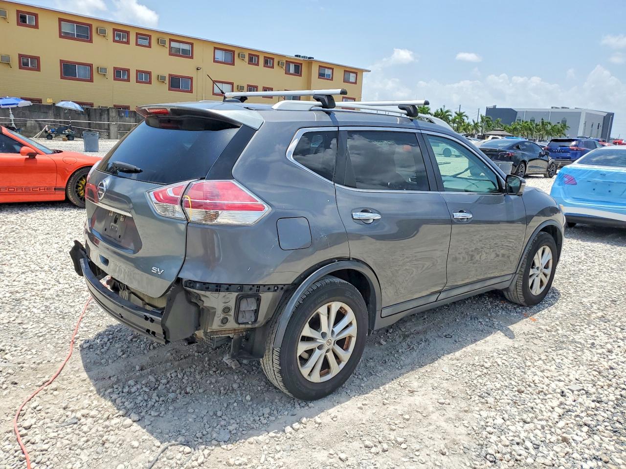 2015 Nissan Rogue Sv Silver vin: 5N1AT2MT4FC751407
