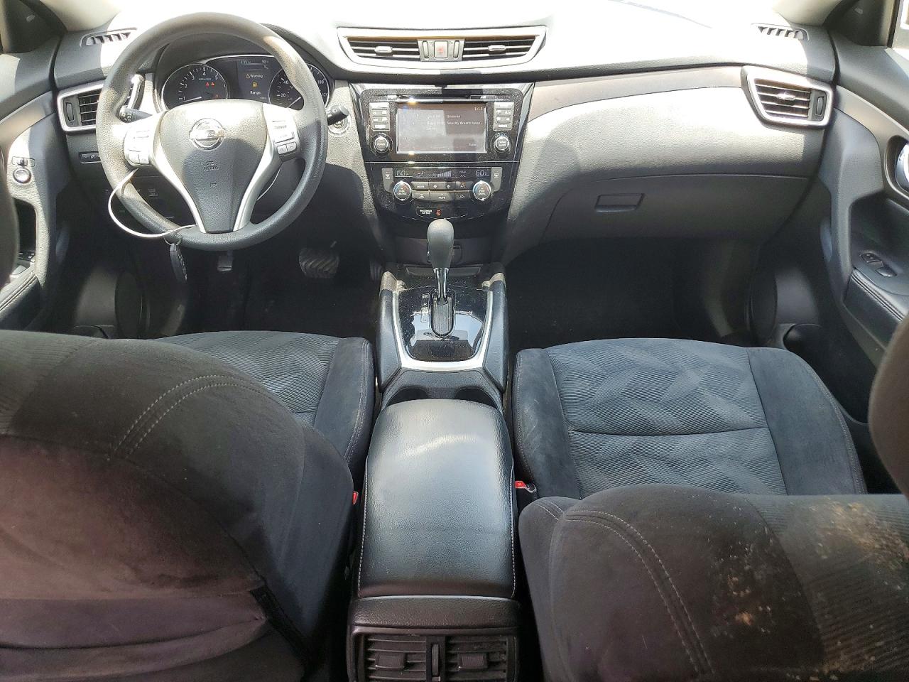 2015 Nissan Rogue Sv Silver vin: 5N1AT2MT4FC751407