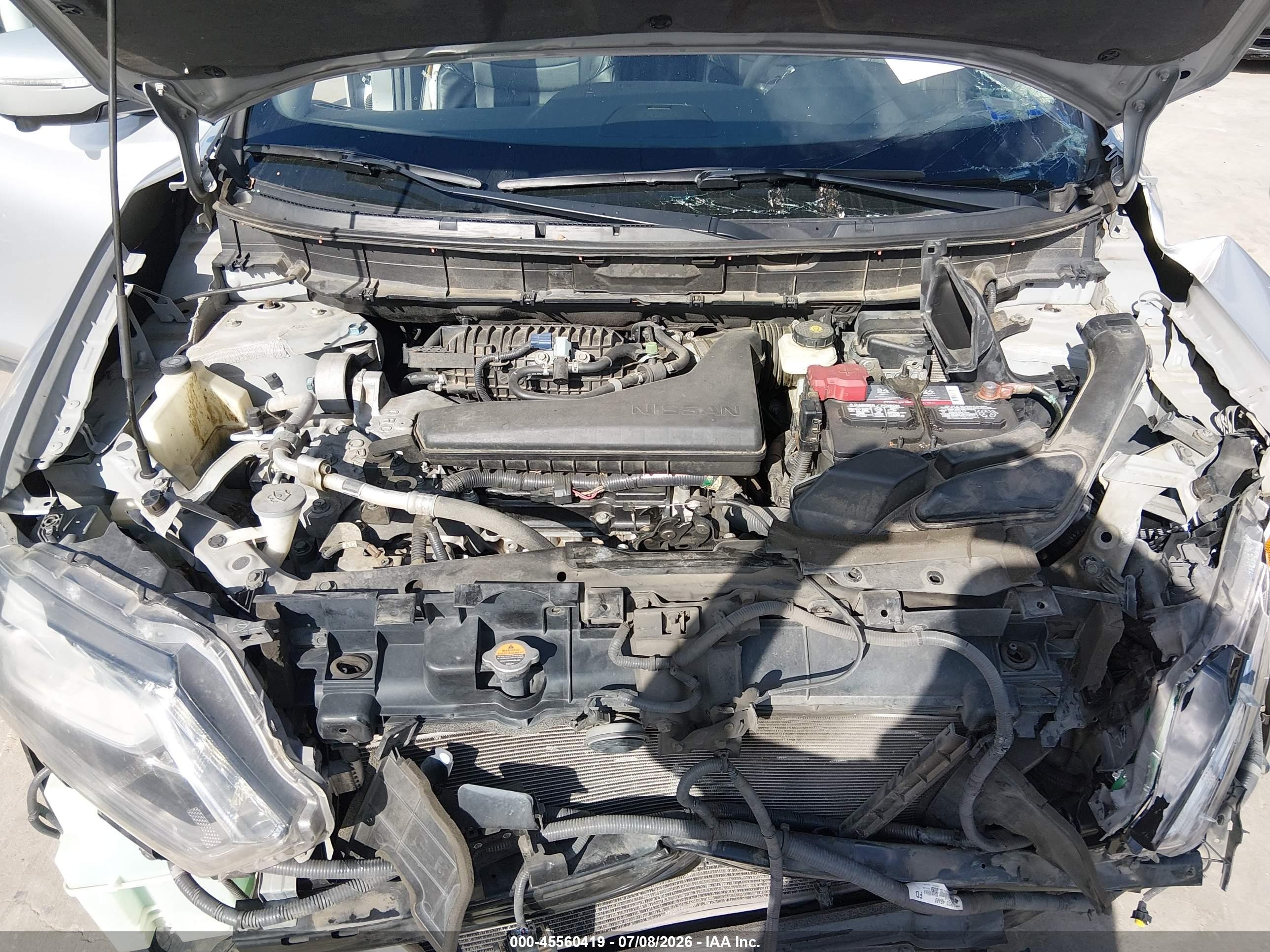 2015 Nissan Rogue Sl Silver vin: 5N1AT2MT4FC753657