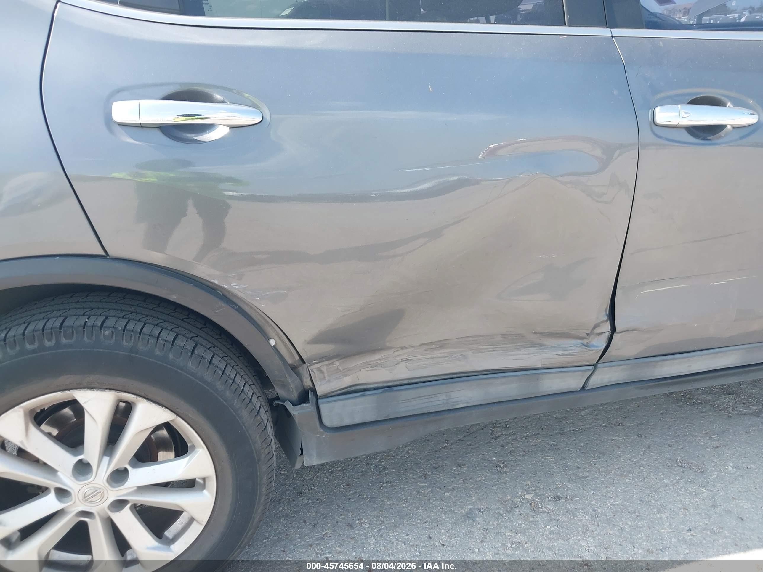 2015 Nissan Rogue Sv Gray vin: 5N1AT2MT4FC754727