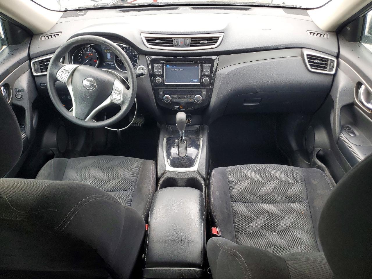 2015 Nissan Rogue Sv Silver vin: 5N1AT2MT4FC763041