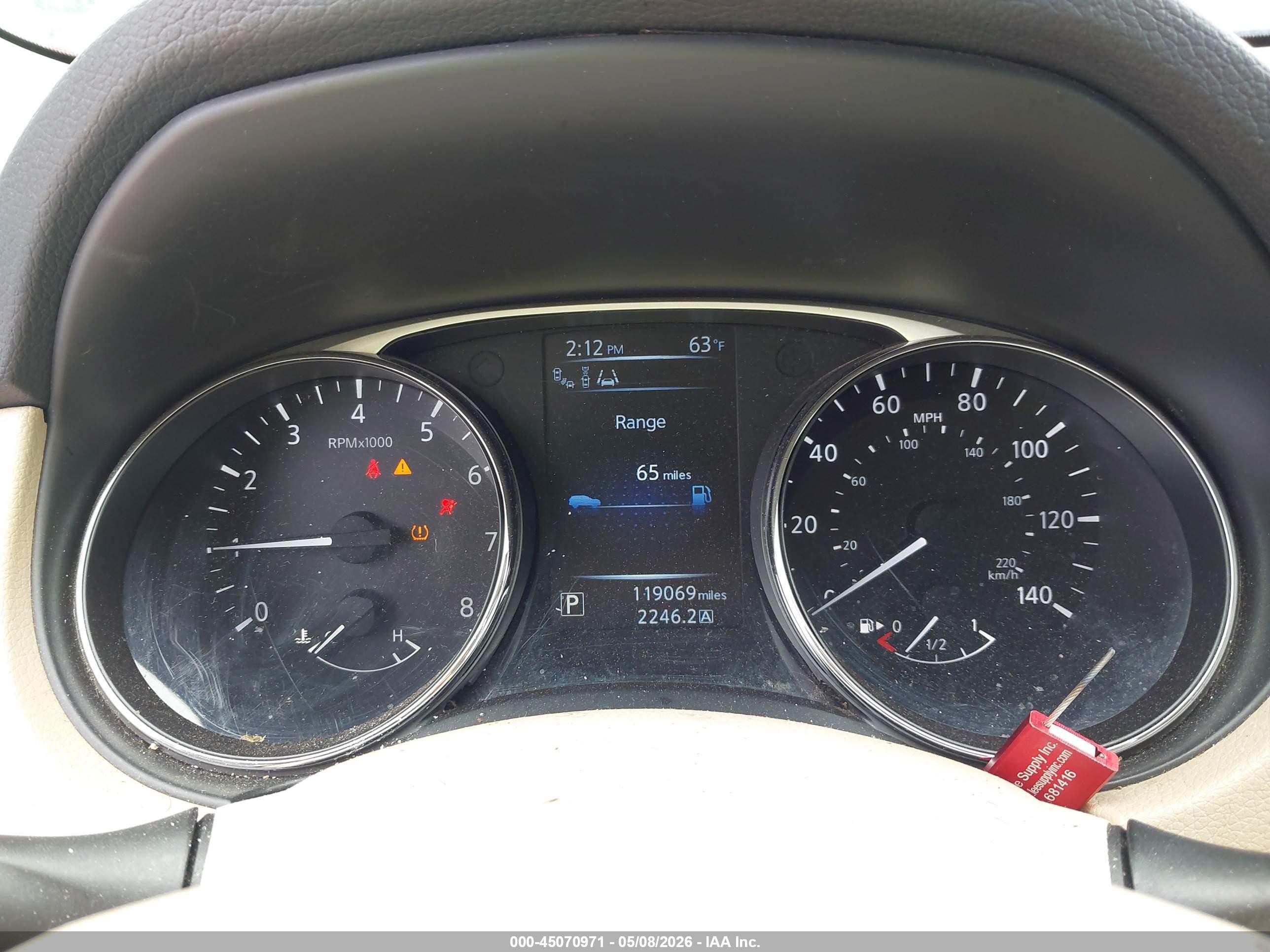 2015 Nissan Rogue Sl Black vin: 5N1AT2MT4FC763699
