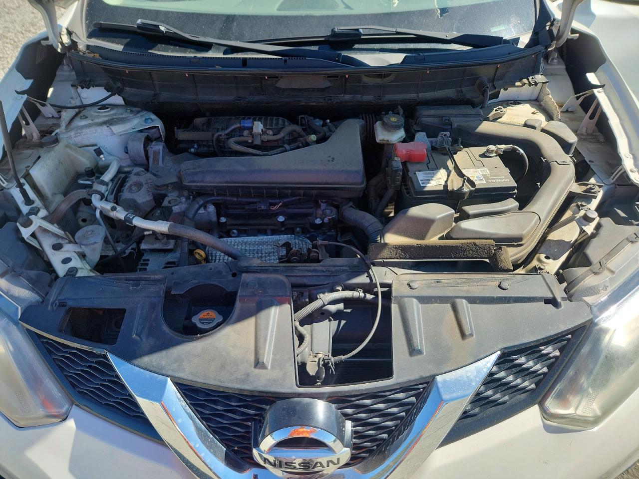 2015 Nissan Rogue Sl White vin: 5N1AT2MT4FC774735