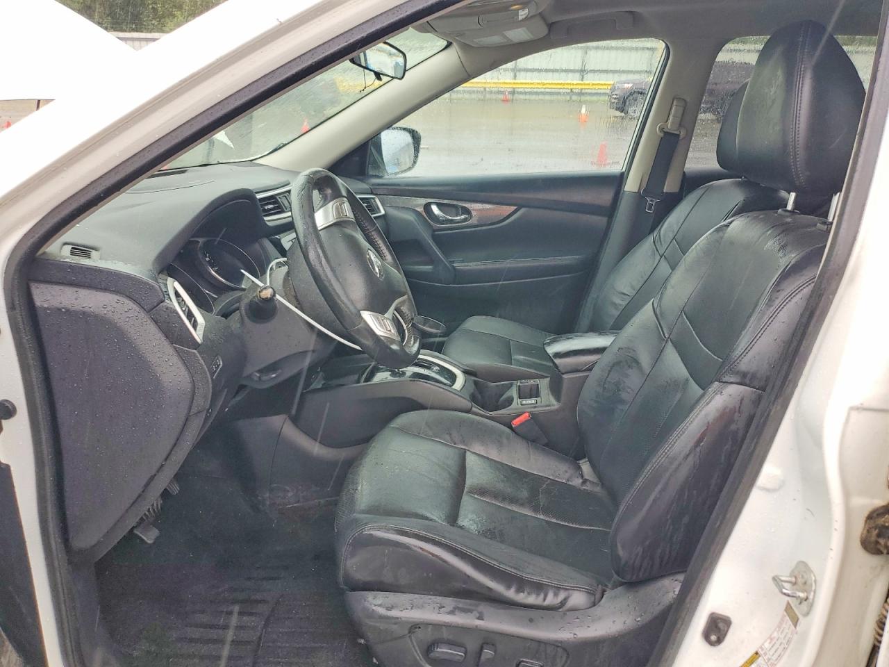 2015 Nissan Rogue Sl White vin: 5N1AT2MT4FC792832