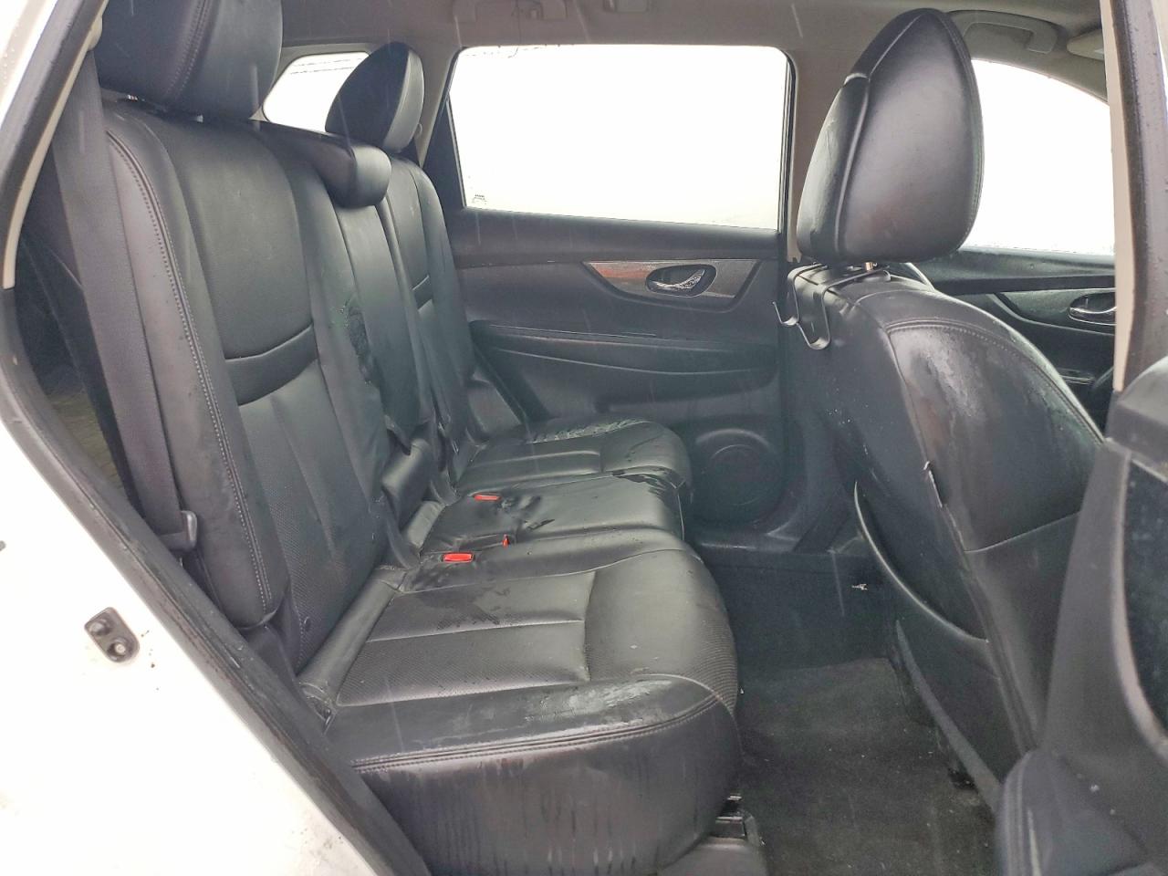 2015 Nissan Rogue Sl White vin: 5N1AT2MT4FC792832
