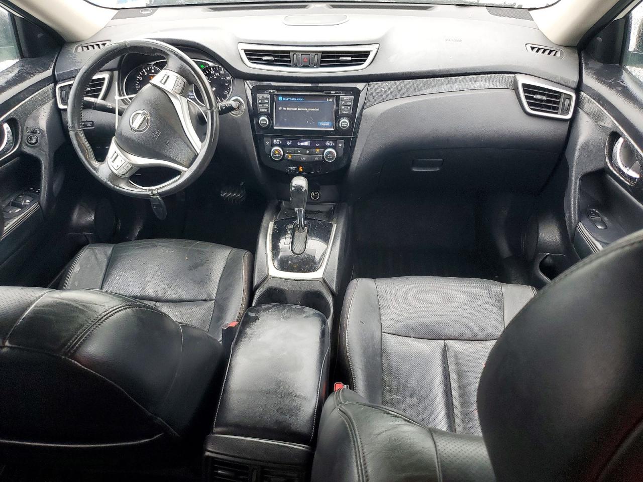 2015 Nissan Rogue Sl White vin: 5N1AT2MT4FC792832