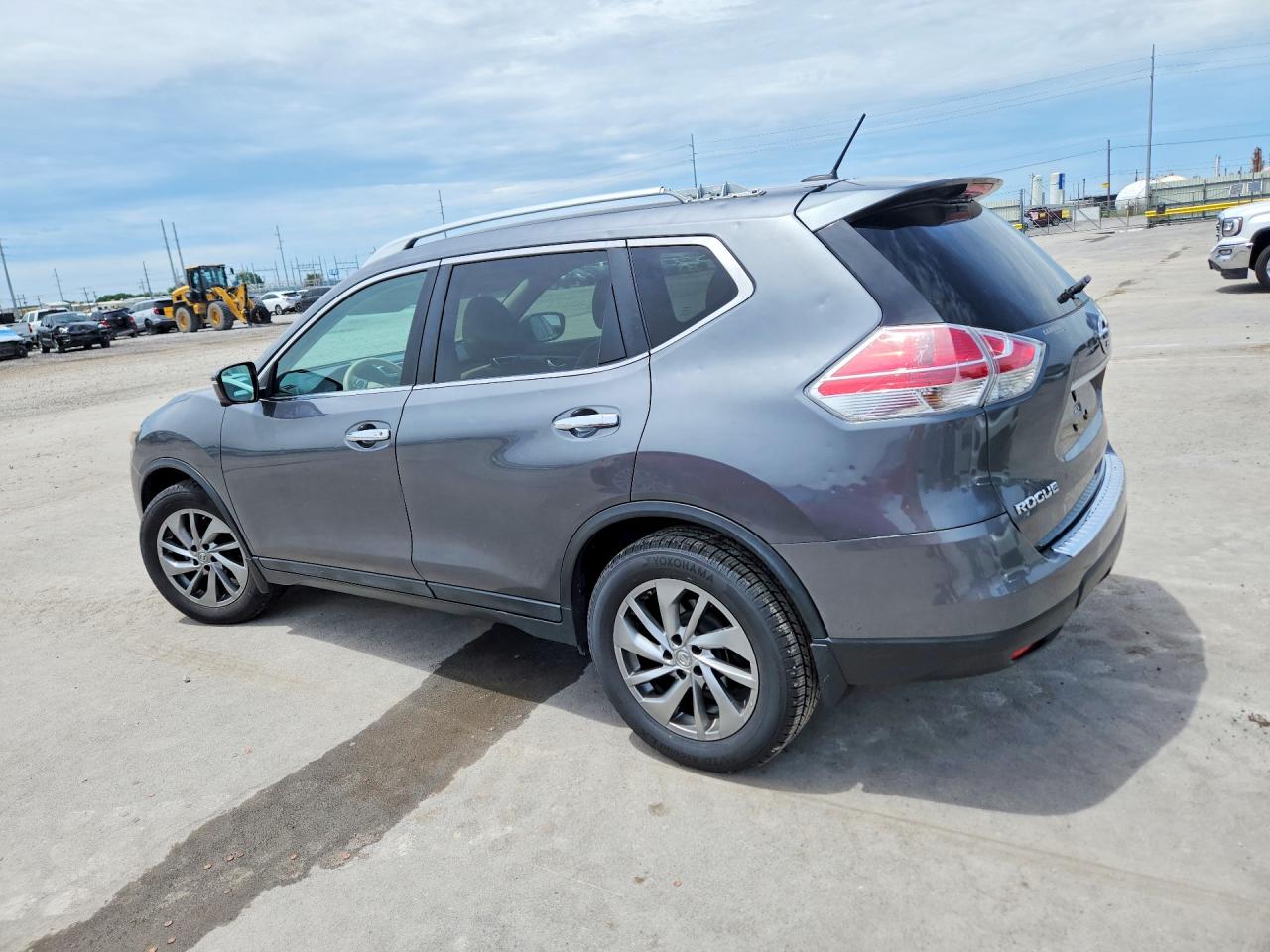 2015 Nissan Rogue Sl Gray vin: 5N1AT2MT4FC838367