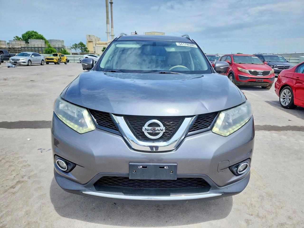 2015 Nissan Rogue Sl Gray vin: 5N1AT2MT4FC838367