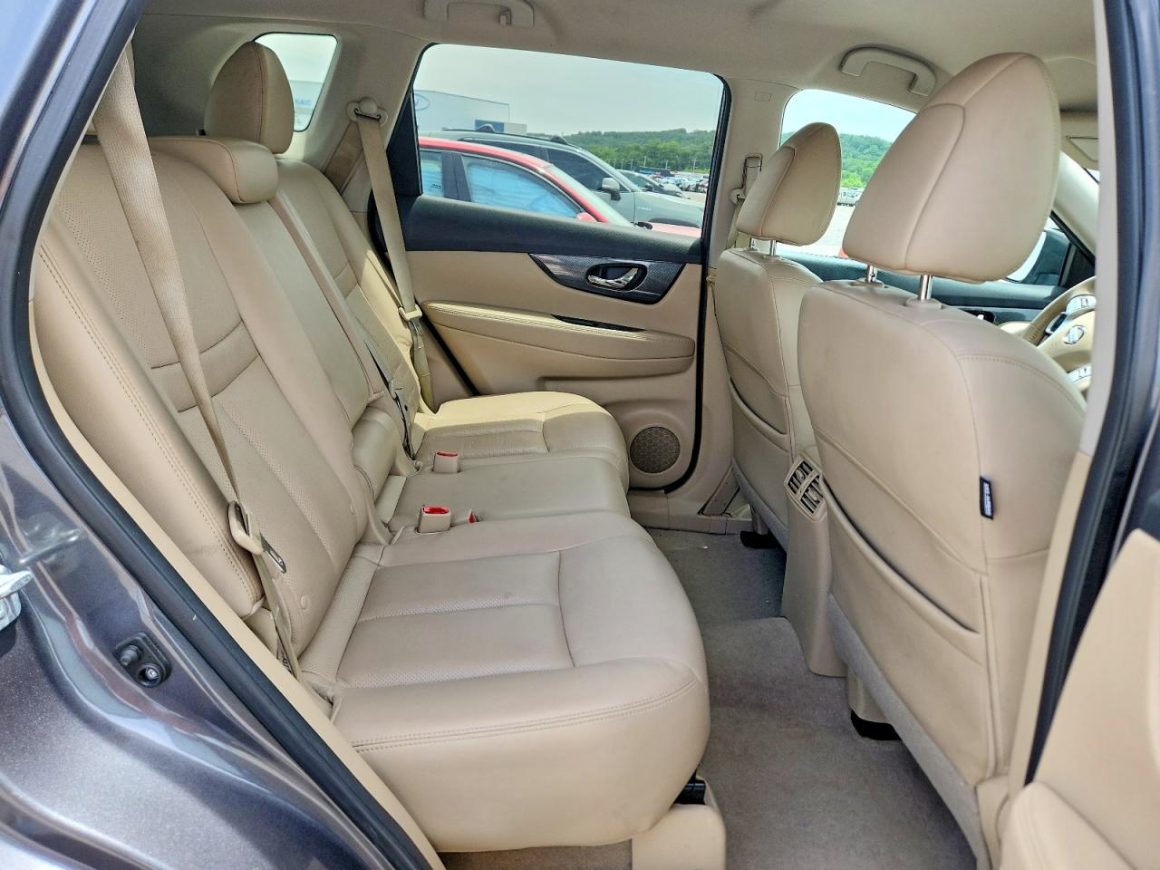 2015 Nissan Rogue Sl Gray vin: 5N1AT2MT4FC838367