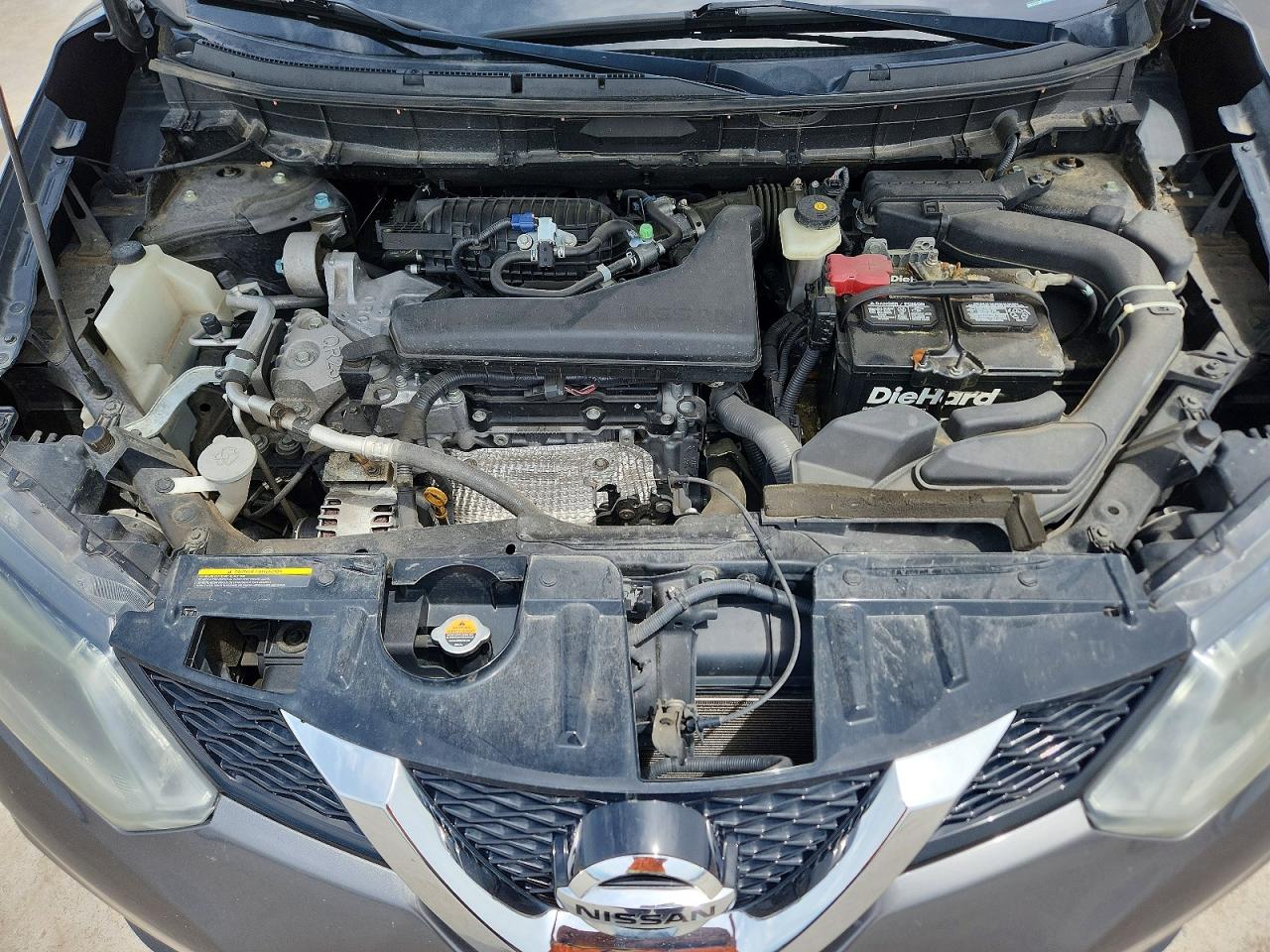 2015 Nissan Rogue Sl Gray vin: 5N1AT2MT4FC838367