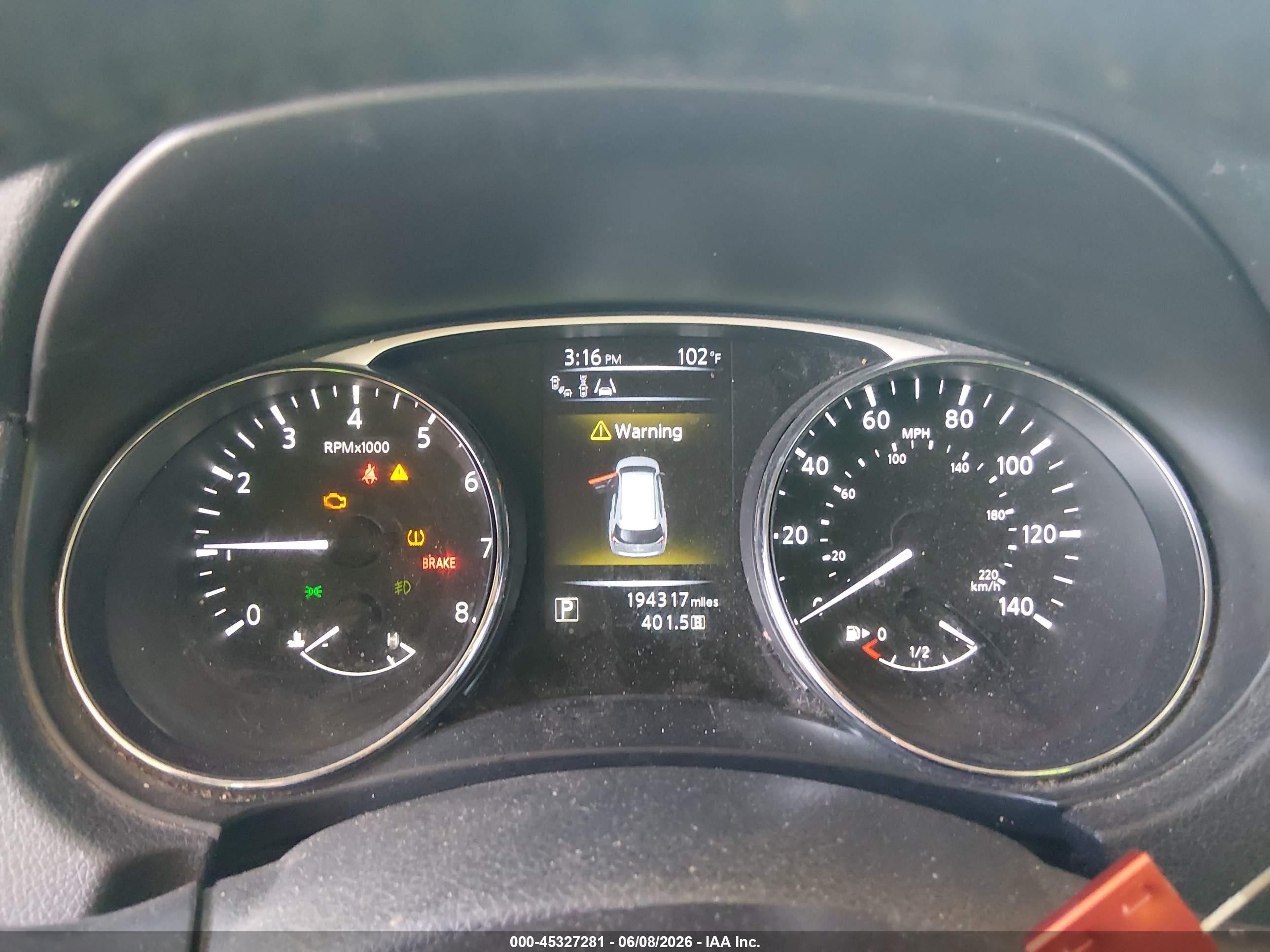 2015 Nissan Rogue Sl Blue vin: 5N1AT2MT4FC851698