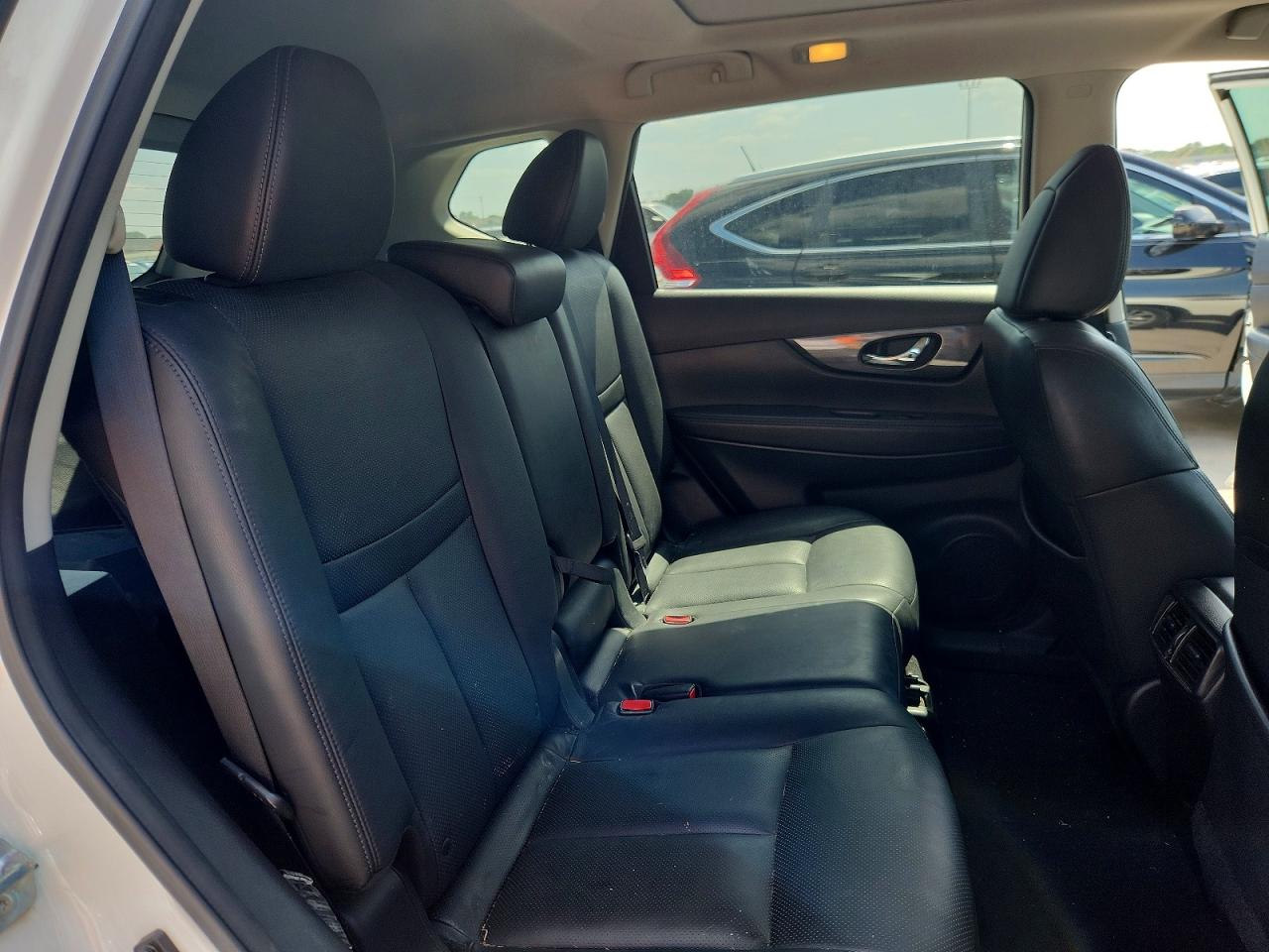 2015 Nissan Rogue Sl White vin: 5N1AT2MT4FC861616