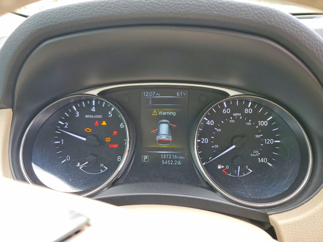 2015 Nissan Rogue Sl White vin: 5N1AT2MT4FC887214